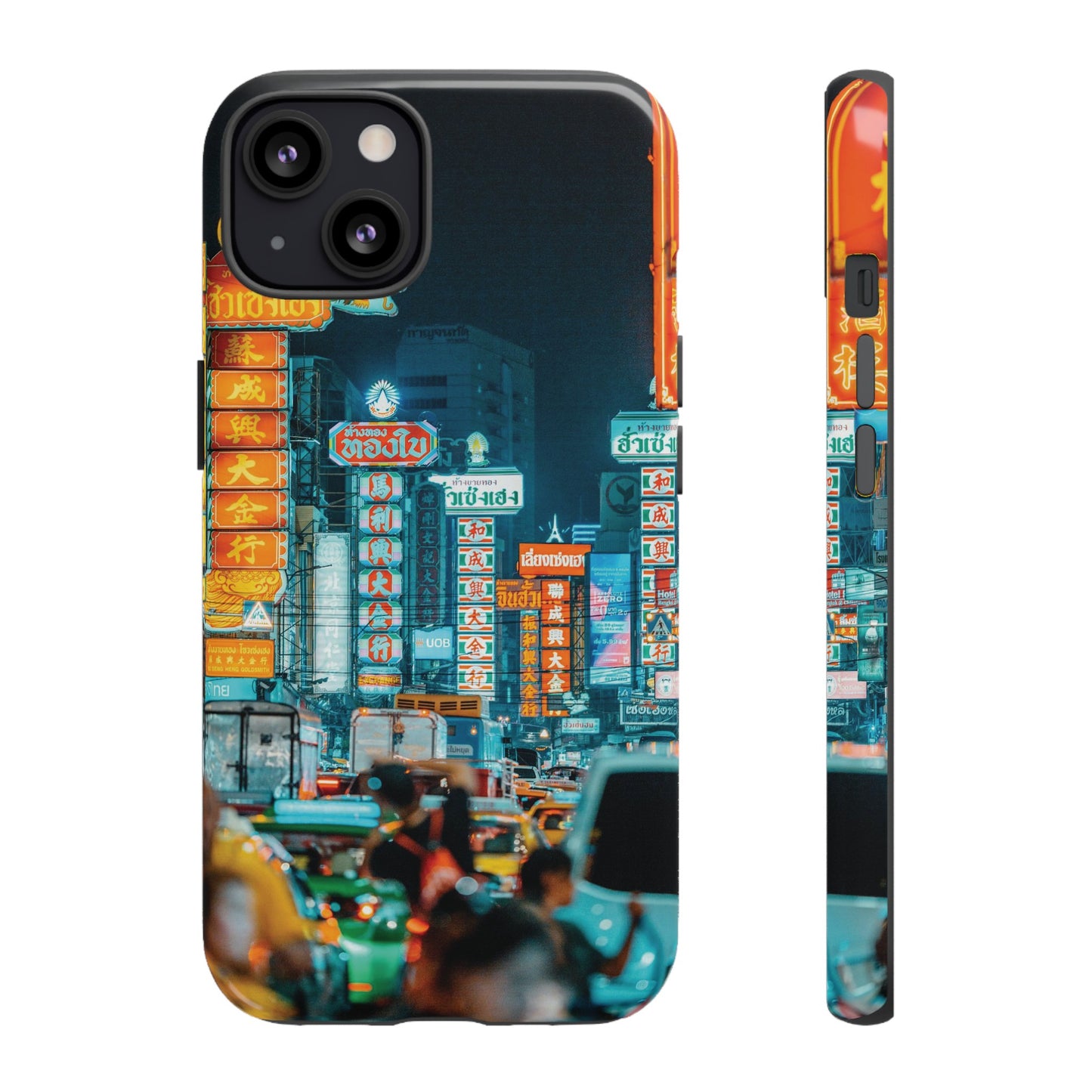 Neon Nightlife Wallpaper Phone Case | iPhone 15 Plus/ Pro, 14, 13, 12| Google Pixel 7, Pro, 5| Samsung Galaxy S23 All Major Phone Models