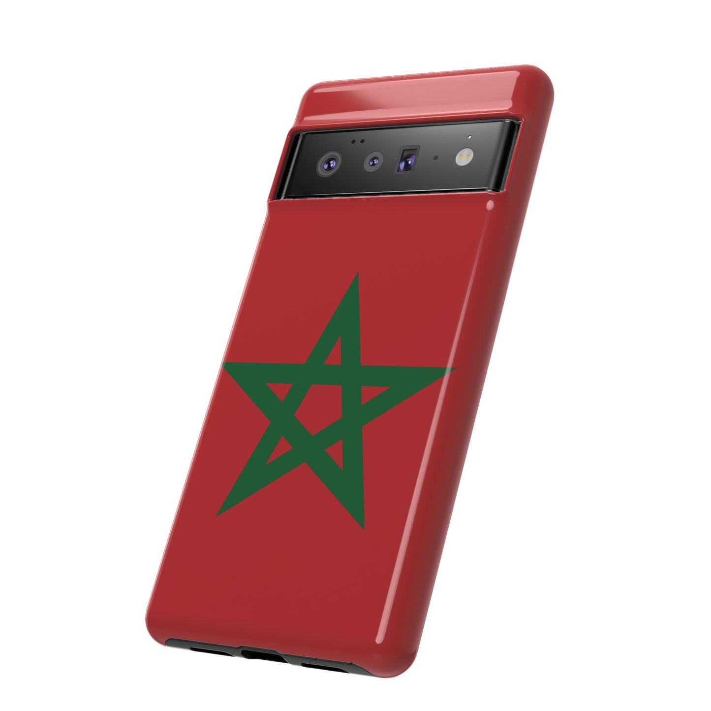 Morocco Flag Phone Case | iPhone 15 Plus/ Pro, 14, 13, 12| Google Pixel 7, Pro, 5| Samsung Galaxy S23 All Major Phone Models