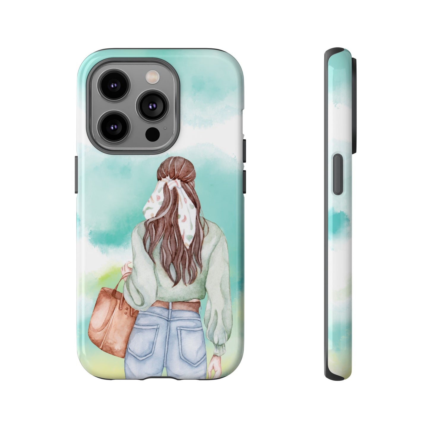 Girl Wallpaper Phone Case | iPhone 15 Plus/ Pro, 14, 13, 12| Google Pixel 7, Pro, 5| Samsung Galaxy S23 All Major Phone Models