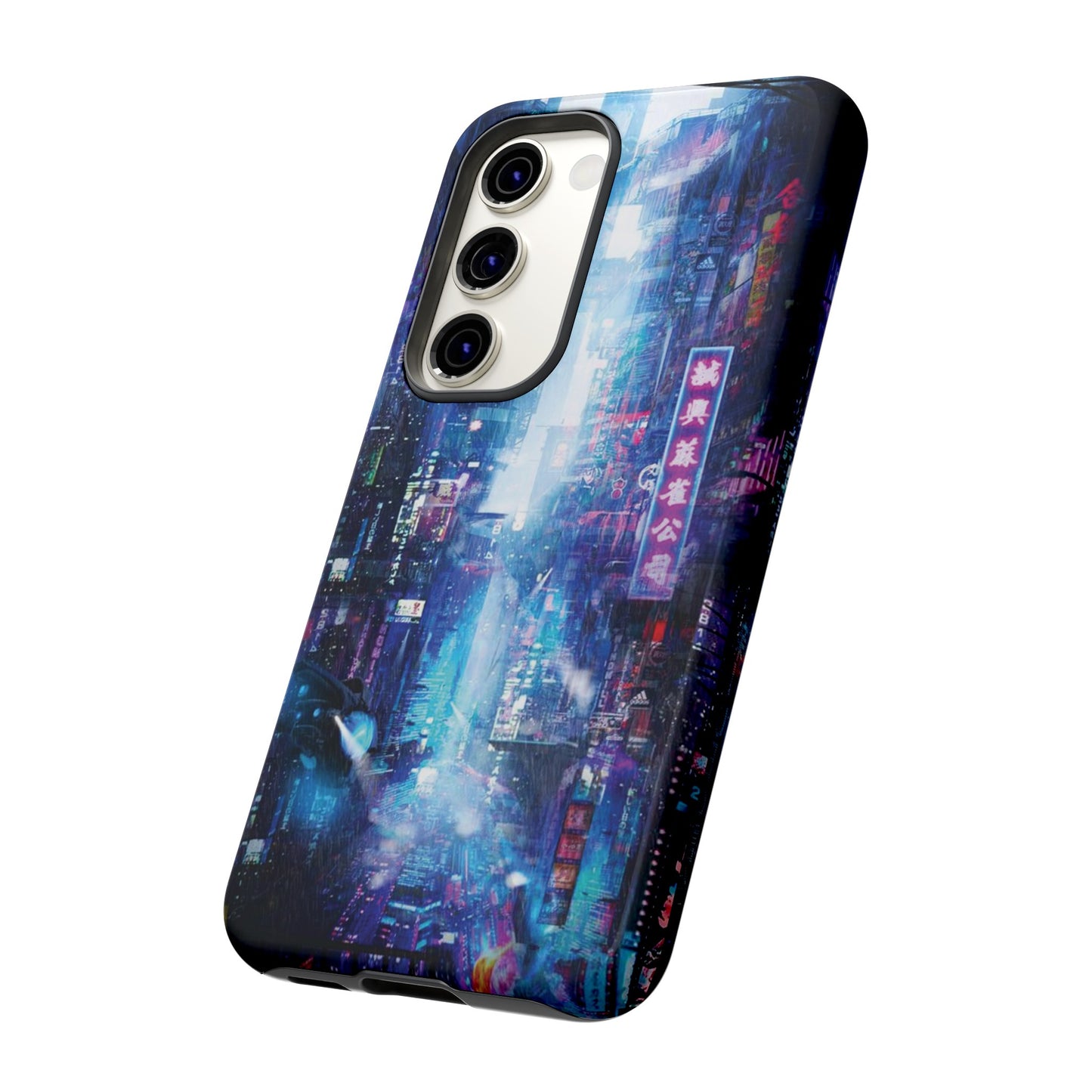 Night Life Futuristic City Wallpaper Phone Case | iPhone 15 Plus/ Pro, 14, 13, 12| Google Pixel 7, Pro, 5| Samsung Galaxy S23 All Major Phone Models