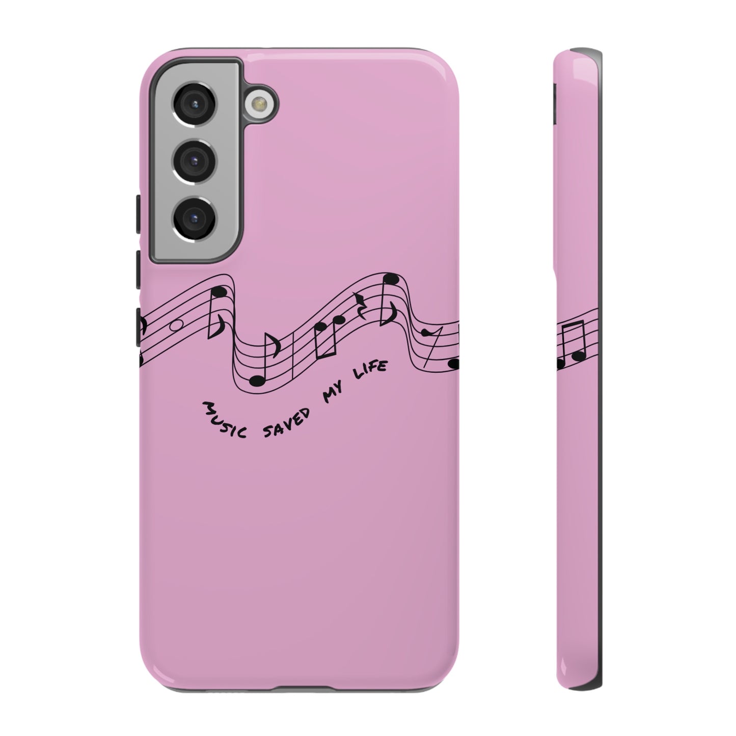 Music Saved My Life Wallpaper Phone Case | iPhone 15 Plus/ Pro, 14, 13, 12| Google Pixel 7, Pro, 5| Samsung Galaxy S23 All Major Phone Models