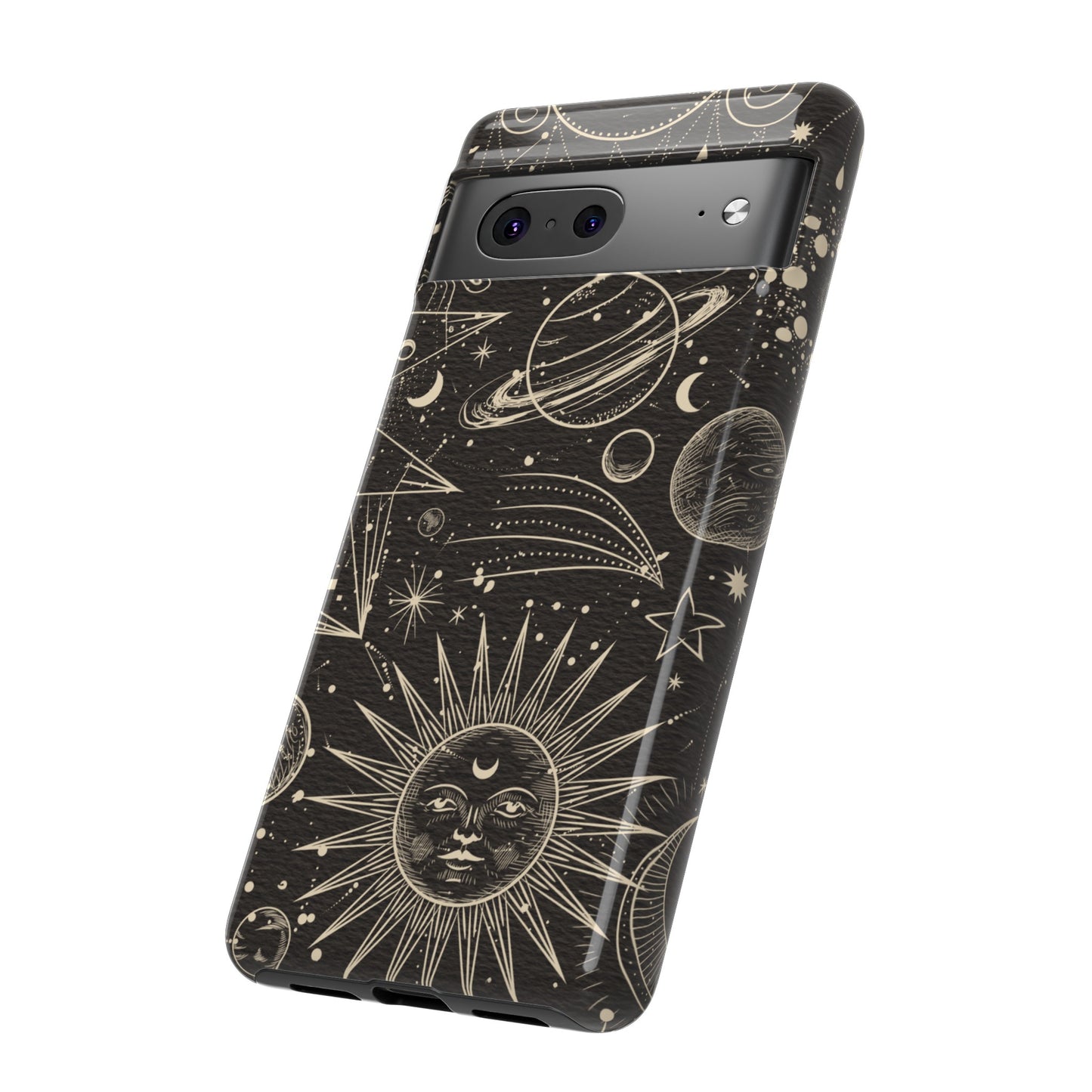 Golden Universe Wallpaper Phone Case | iPhone 15 Plus/ Pro, 14, 13, 12| Google Pixel 7, Pro, 5| Samsung Galaxy S23 All Major Phone Models