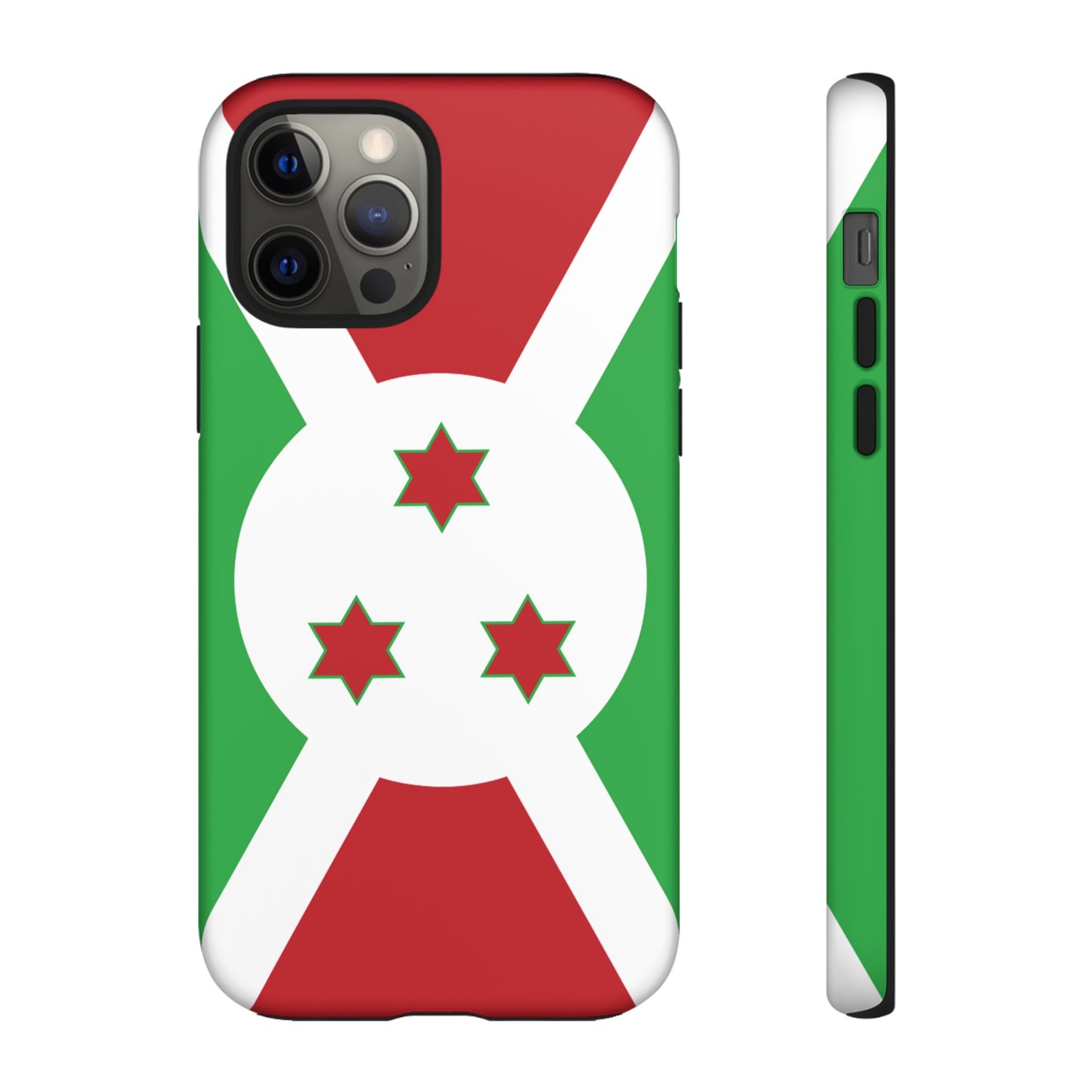 Burundi Flag Phone Case | iPhone 15 Plus/ Pro, 14, 13, 12| Google Pixel 7, Pro, 5| Samsung Galaxy S23 All Major Phone Models