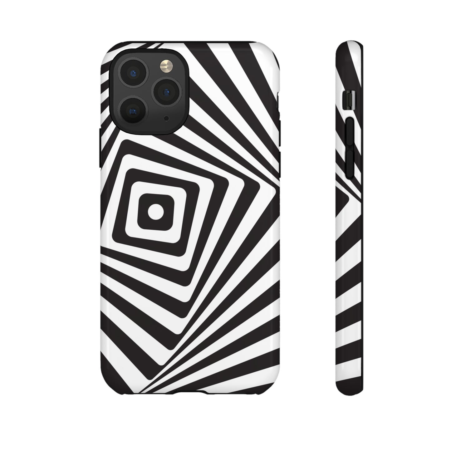 Black & White Spiral Wallpaper Phone Case | iPhone 15 Plus/ Pro, 14, 13, 12| Google Pixel 7, Pro, 5| Samsung Galaxy S23 All Major Phone Models