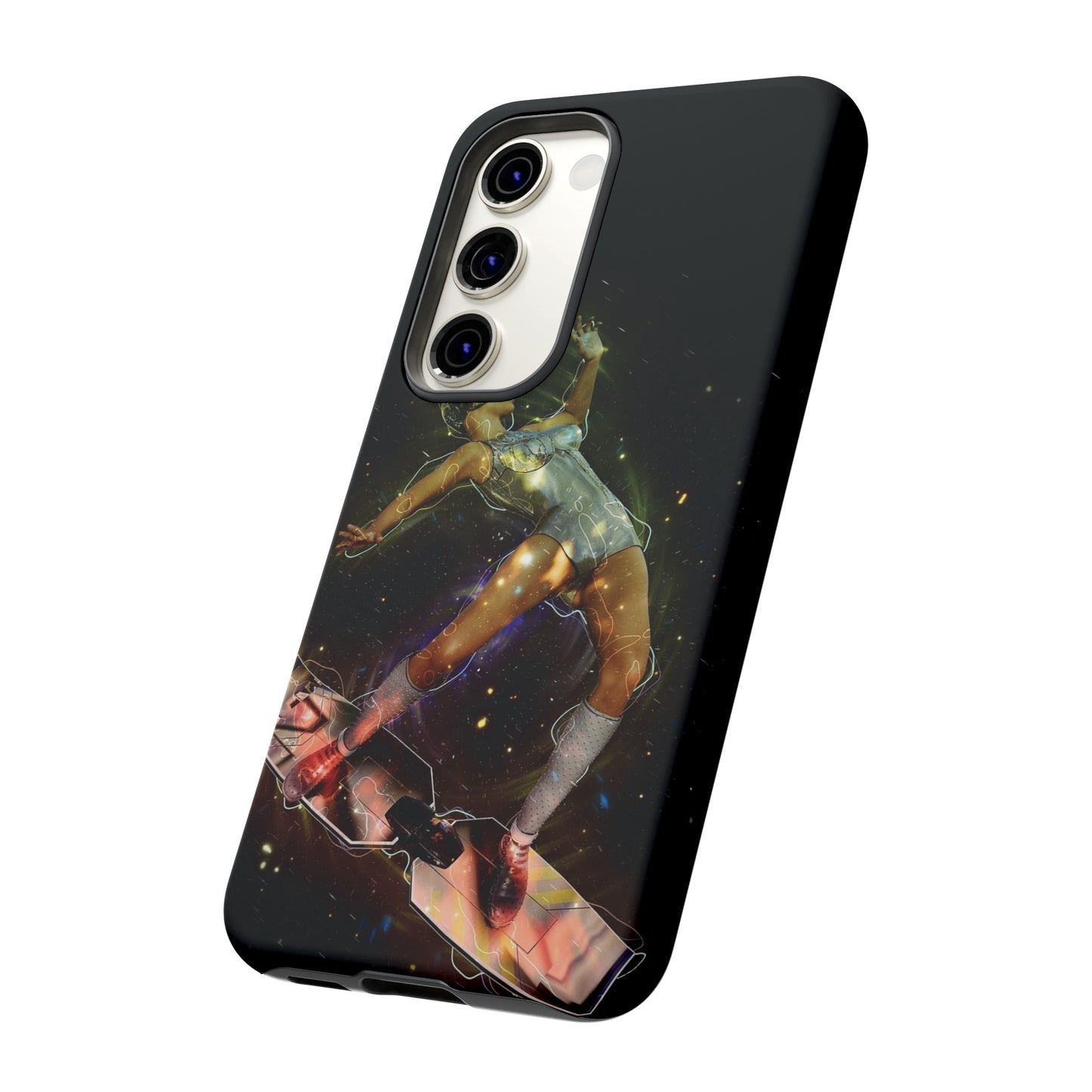 Sci-Fi Skateboard Wallpaper Phone Case | iPhone 15 Plus/ Pro, 14, 13, 12| Google Pixel 7, Pro, 5| Samsung Galaxy S23 All Major Phone Models