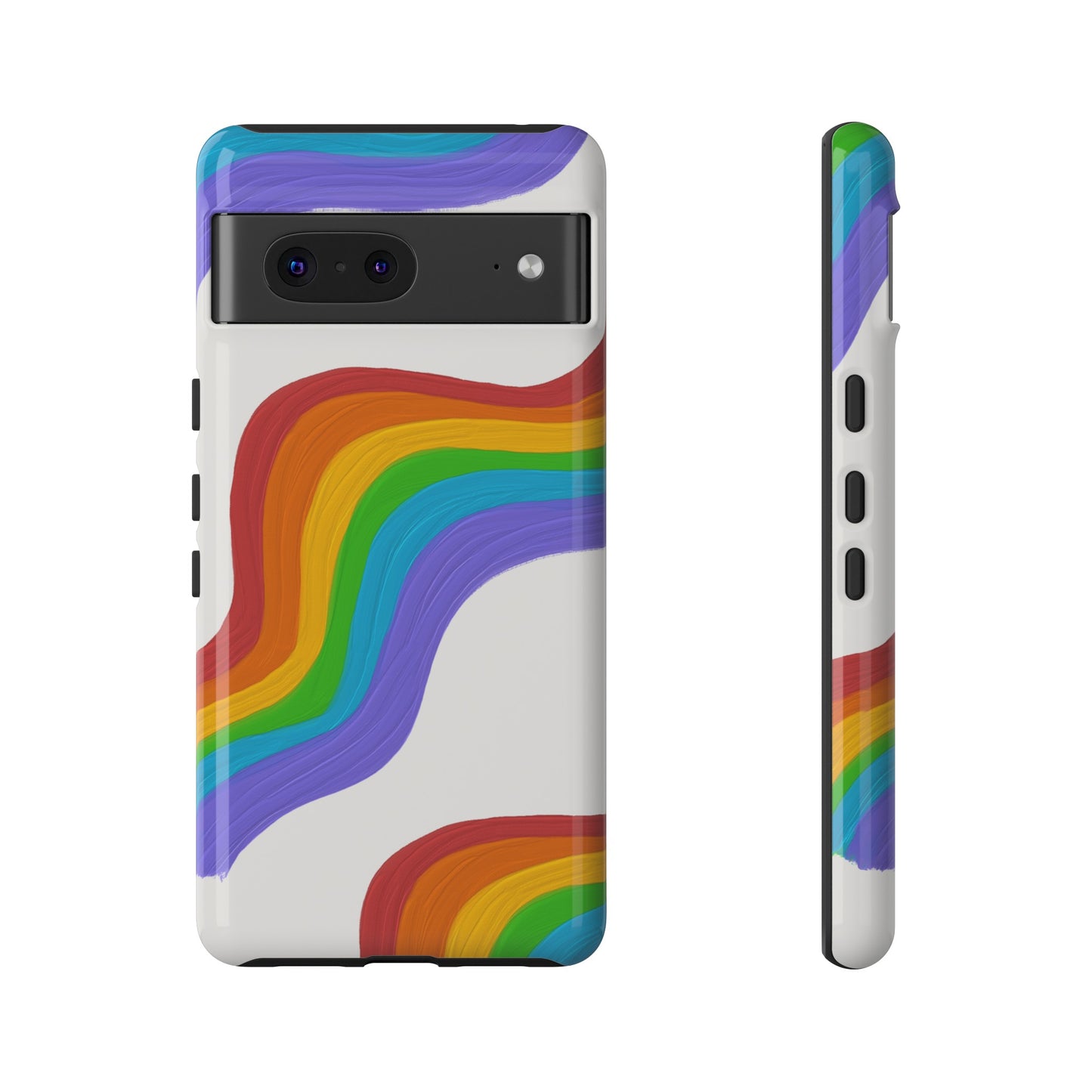 Rainbow Wallpaper Phone Case | iPhone 15 Plus/ Pro, 14, 13, 12| Google Pixel 7, Pro, 5| Samsung Galaxy S23 All Major Phone Models