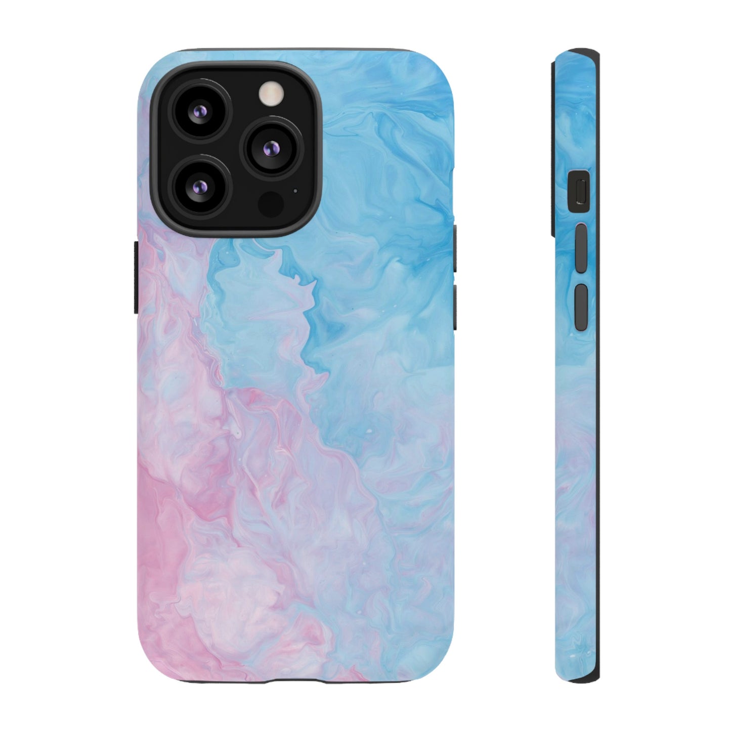 Splash of Blue & Pink Wallpaper Phone Case |iPhone 15 Plus/ Pro, 14, 13, 12|Google Pixel 7, Pro, 5|Samsung Galaxy S23 All Major Phone Models