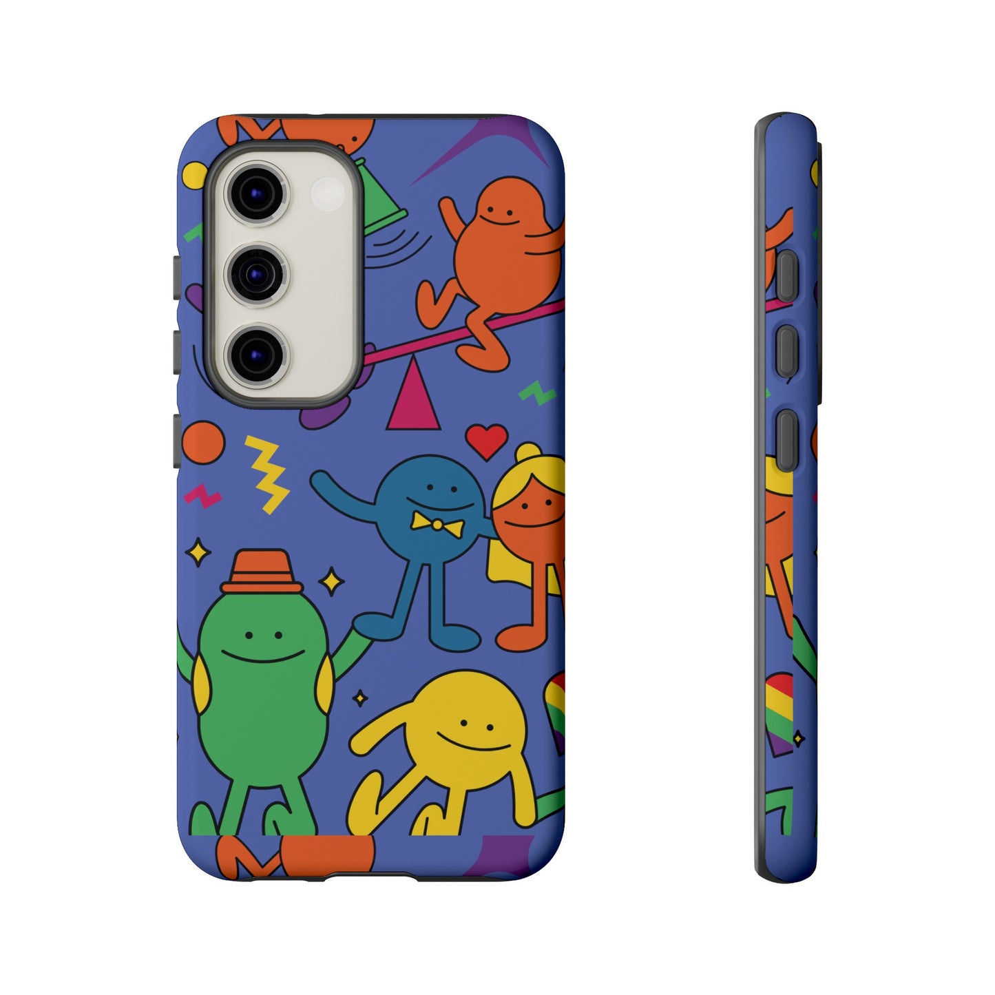 Colourful Cartoon Wallpaper Phone Case | iPhone 15 Plus/ Pro, 14, 13, 12| Google Pixel 7, Pro, 5| Samsung Galaxy S23 All Major Phone Models