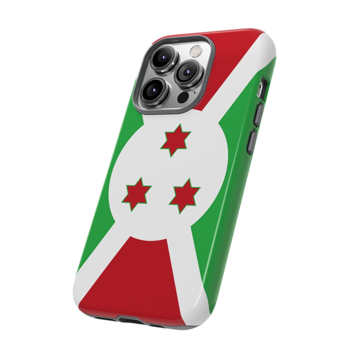 Burundi Flag Phone Case | iPhone 15 Plus/ Pro, 14, 13, 12| Google Pixel 7, Pro, 5| Samsung Galaxy S23 All Major Phone Models