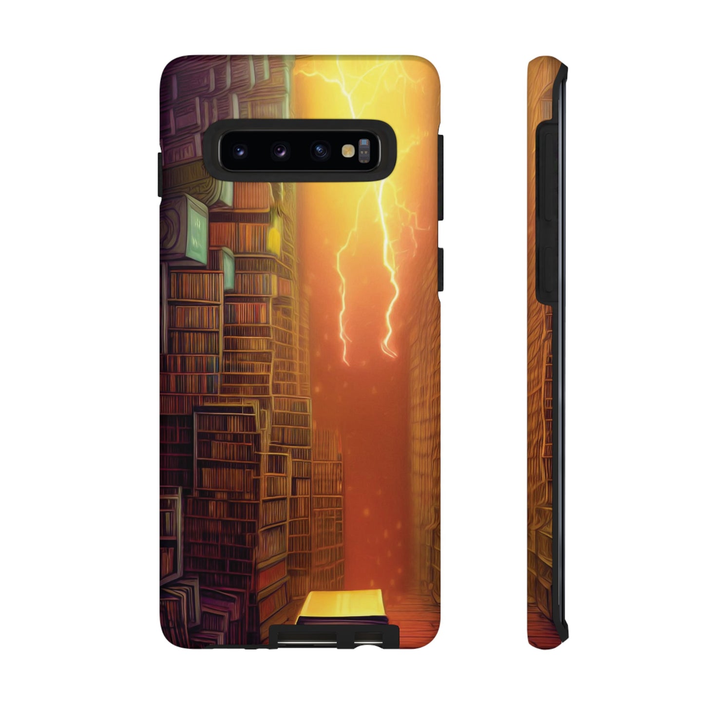 Lightning in the Library Wallpaper Phone Case | iPhone 15 Plus/ Pro, 14, 13, 12| Google Pixel 7, Pro, 5| Samsung Galaxy S23 All Major Phone Models