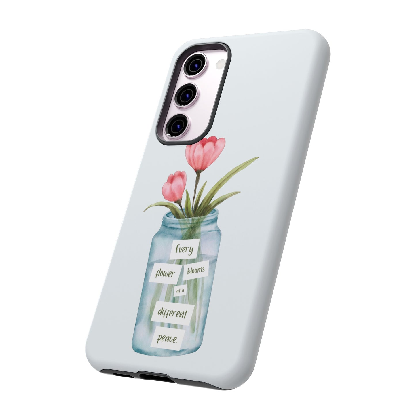 Flowers in a Jar Wallpaper Phone Case | iPhone 15 Plus/ Pro, 14, 13, 12| Google Pixel 7, Pro, 5| Samsung Galaxy S23 All Major Phone Models