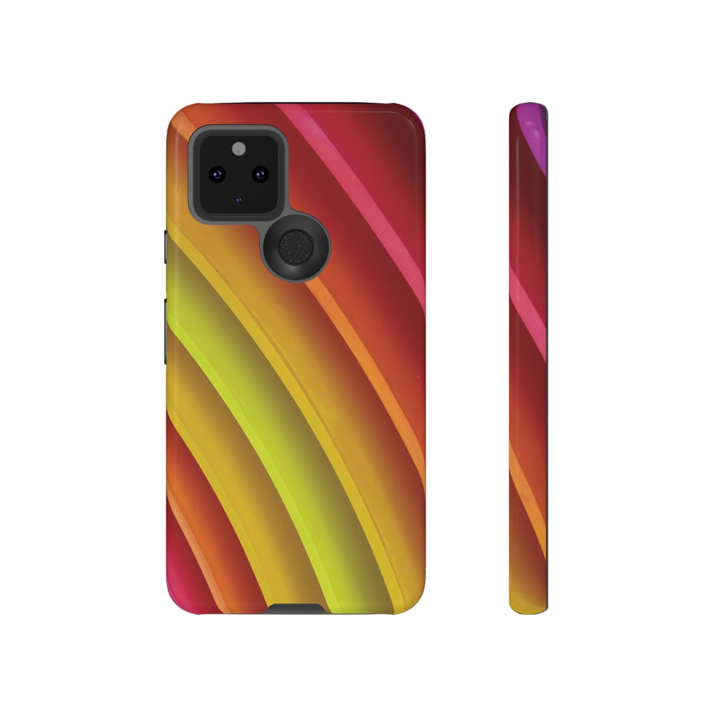 Curved Colourful Wallpaper Phone Case | iPhone 15 Plus/ Pro, 14, 13, 12| Google Pixel 7, Pro, 5| Samsung Galaxy S23 All Major Phone Models