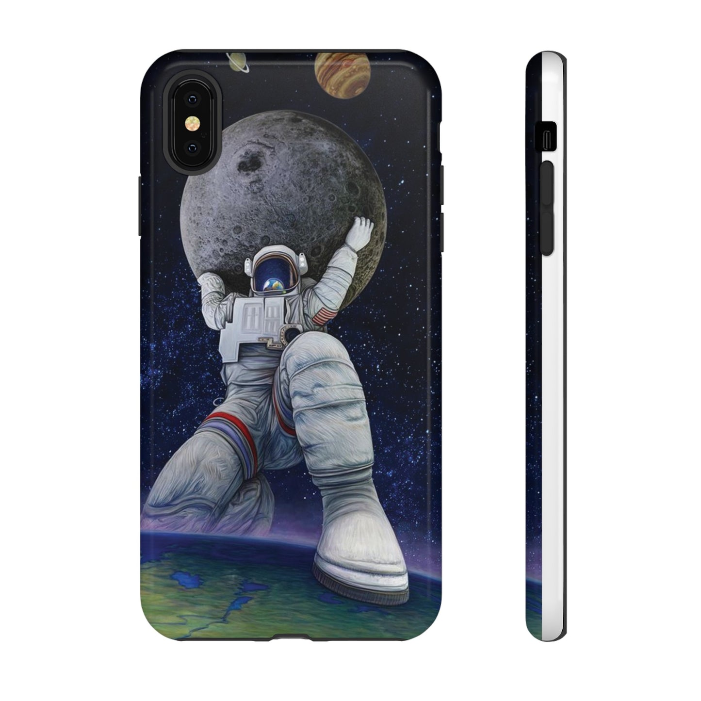 Astronaut Holding The Moon Phone Case | iPhone 15 Plus/ Pro, 14, 13, 12| Google Pixel 7, Pro, 5| Samsung Galaxy S23 All Major Phone Models