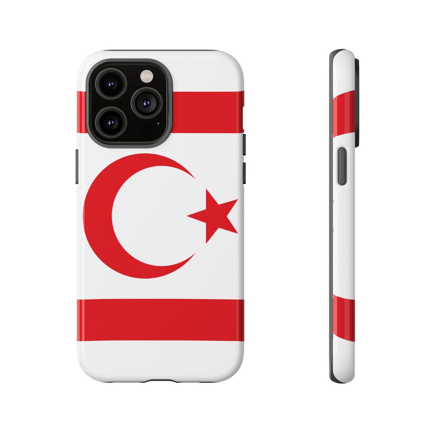 Northern Cyprus Flag Phone Case | iPhone 15 Plus/ Pro, 14, 13, 12| Google Pixel 7, Pro, 5| Samsung Galaxy S23 All Major Phone Models