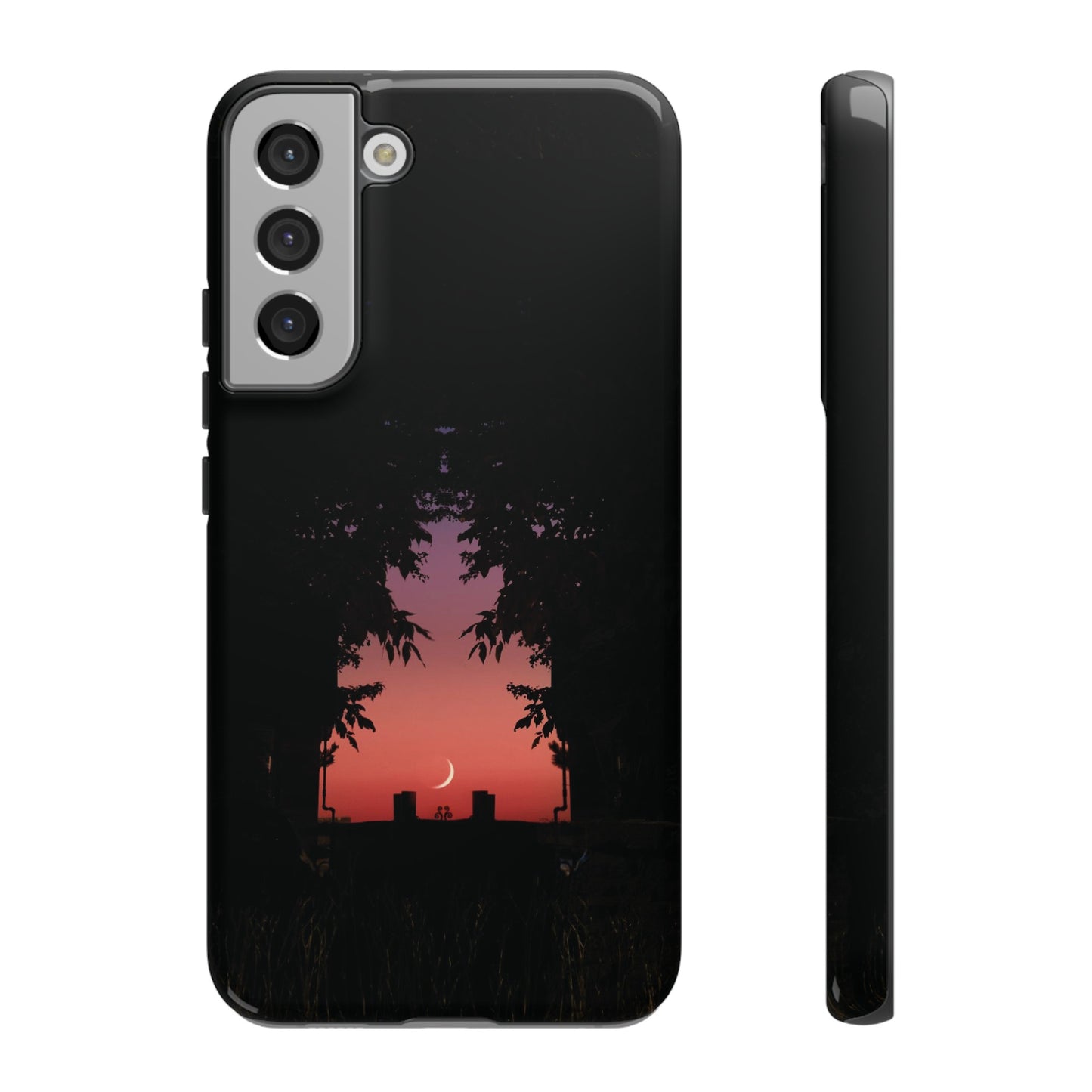 Crescent Night Wallpaper Phone Case | iPhone 15 Plus/ Pro, 14, 13, 12| Google Pixel 7, Pro, 5| Samsung Galaxy S23 All Major Phone Models