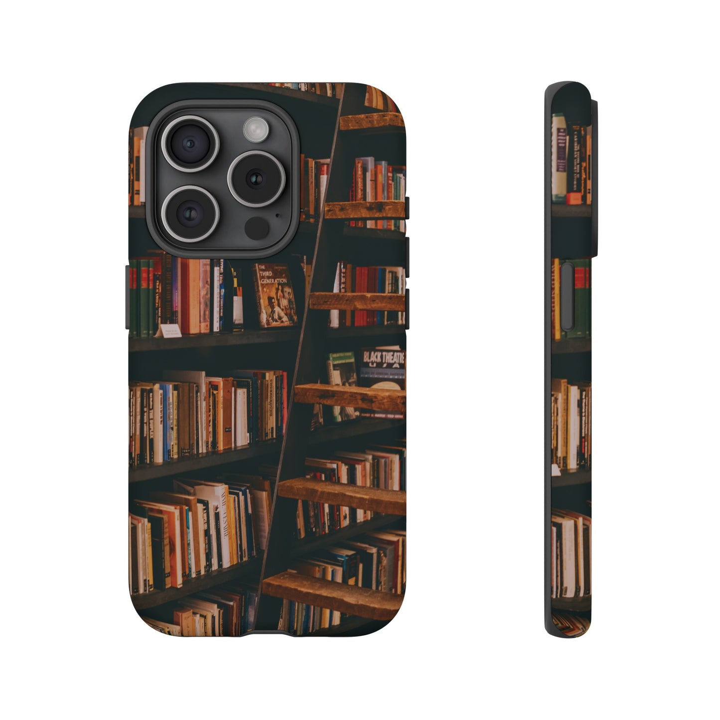 Bookcase Wallpaper Phone Case | iPhone 15 Plus/ Pro, 14, 13, 12| Google Pixel 7, Pro, 5| Samsung Galaxy S23 All Major Phone Models