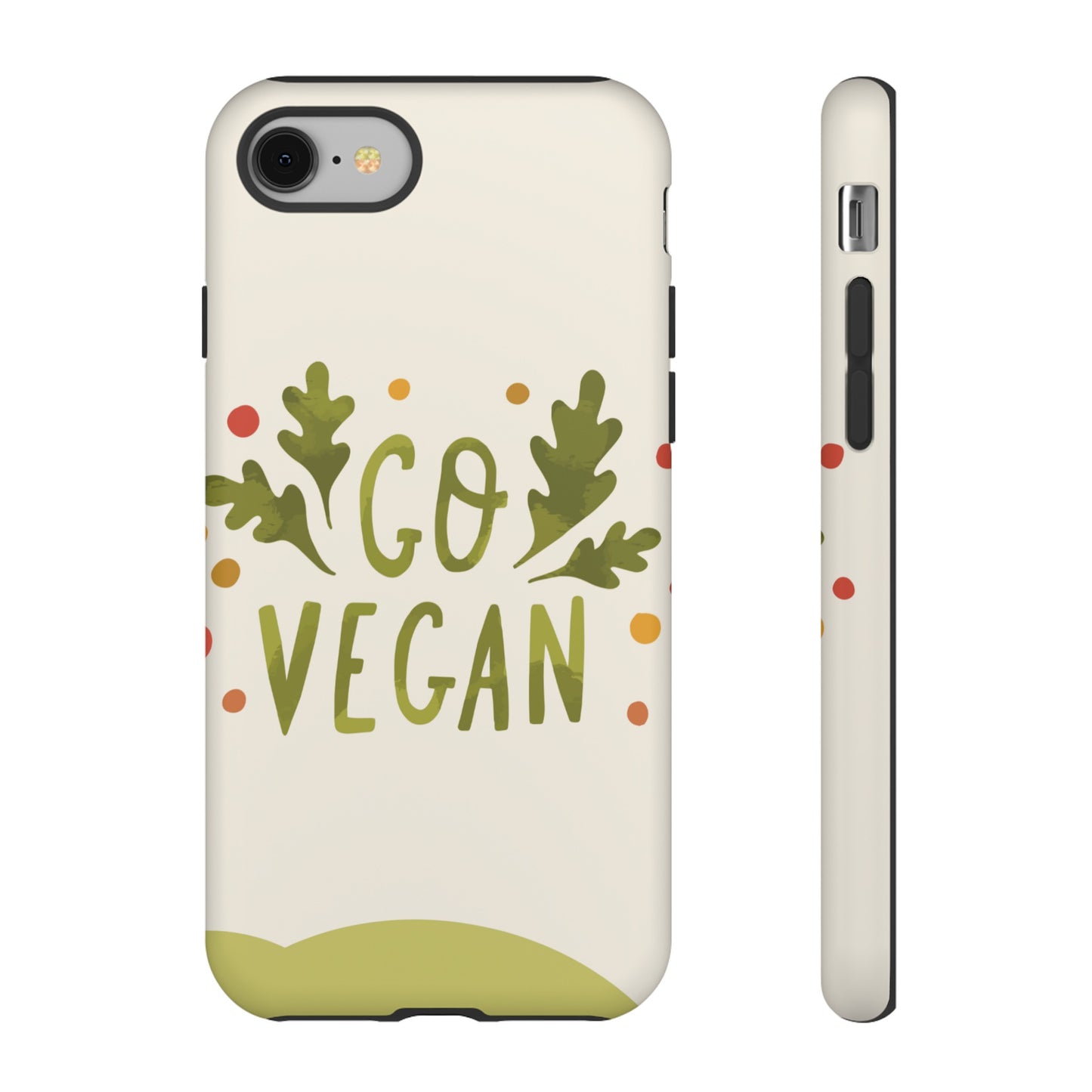 Go Vegan Wallpaper Phone Case | iPhone 15 Plus/ Pro, 14, 13, 12| Google Pixel 7, Pro, 5| Samsung Galaxy S23 All Major Phone Models