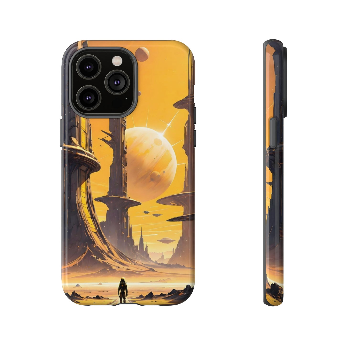 Distant Planets Sci Fi Wallpaper Phone Case | iPhone 15 Plus/ Pro, 14, 13, 12| Google Pixel 7, Pro, 5| Samsung Galaxy S23 All Major Phone Models