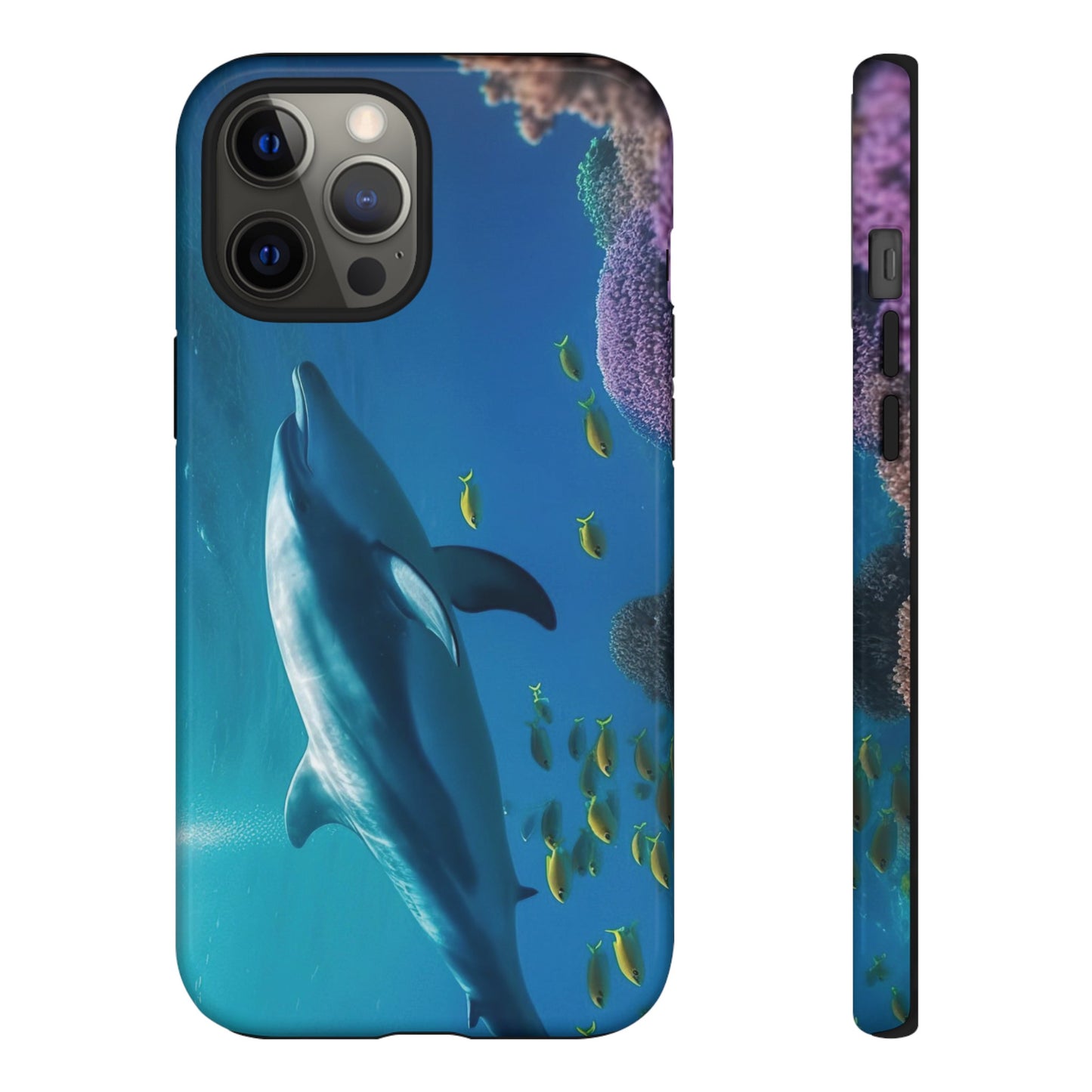 Dolphin Wallpaper Phone Case | iPhone 15 Plus/ Pro, 14, 13, 12| Google Pixel 7, Pro, 5| Samsung Galaxy S23 All Major Phone Models