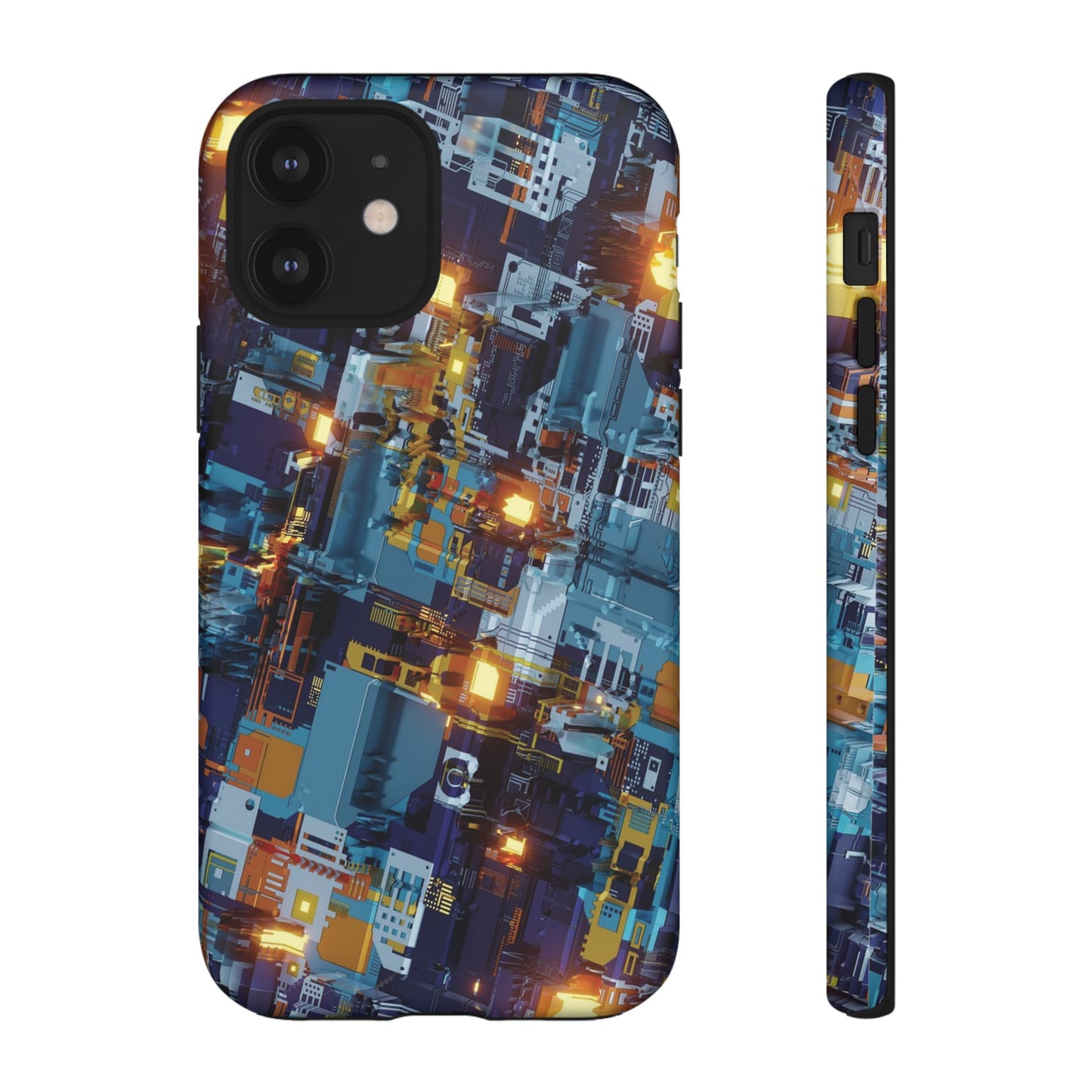 Computer Circuit Board Wallpaper Phone Case | iPhone 15 Plus/ Pro, 14, 13, 12| Google Pixel 7, Pro, 5| Samsung Galaxy S23 All Major Phone Models