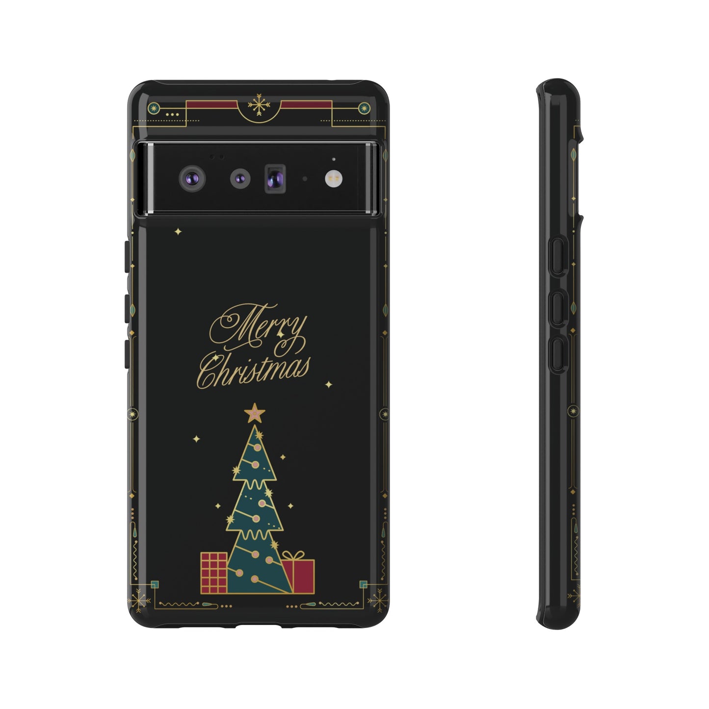 Christmas Tree Wallpaper Phone Case | iPhone 15 Plus/ Pro, 14, 13, 12| Google Pixel 7, Pro, 5| Samsung Galaxy S23 All Major Phone Models