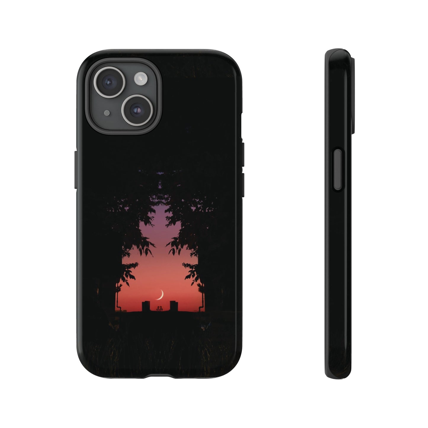 Crescent Night Wallpaper Phone Case | iPhone 15 Plus/ Pro, 14, 13, 12| Google Pixel 7, Pro, 5| Samsung Galaxy S23 All Major Phone Models