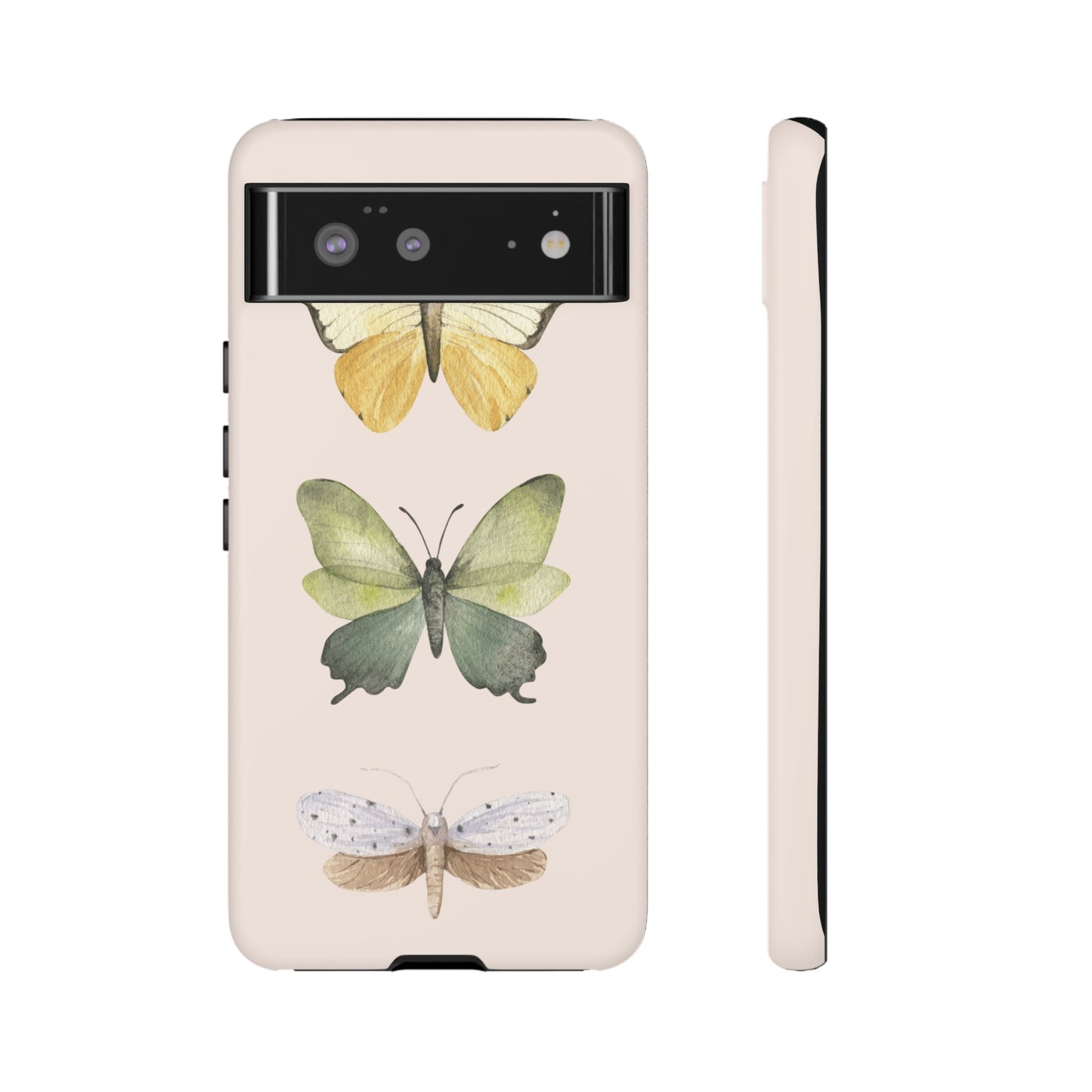 Three Butterflies Wallpaper Phone Case | iPhone 15 Plus/ Pro, 14, 13, 12| Google Pixel 7, Pro, 5| Samsung Galaxy S23 All Major Phone Models