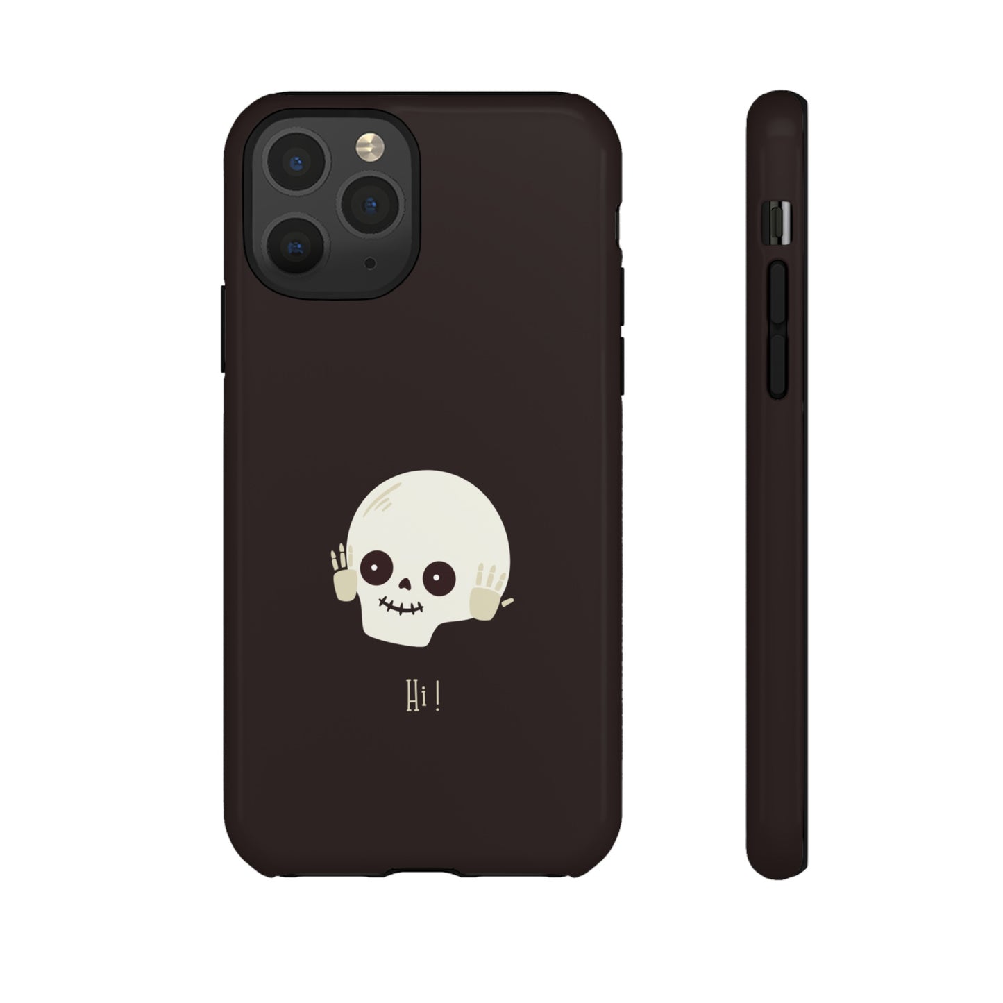 Hello Skull Phone Case | iPhone 15 Plus/ Pro, 14, 13, 12| Google Pixel 7, Pro, 5| Samsung Galaxy S23 All Major Phone Models