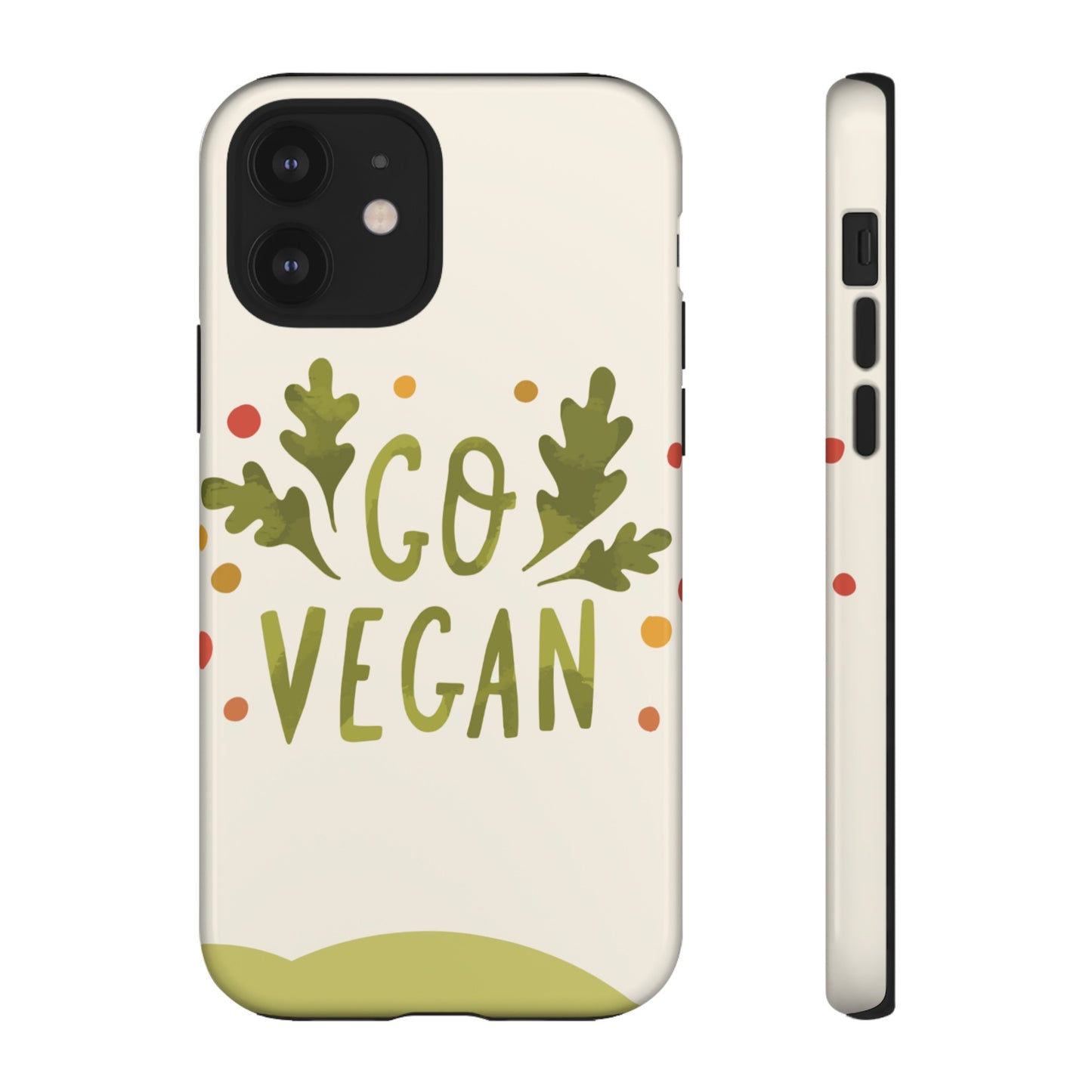 Go Vegan Wallpaper Phone Case | iPhone 15 Plus/ Pro, 14, 13, 12| Google Pixel 7, Pro, 5| Samsung Galaxy S23 All Major Phone Models