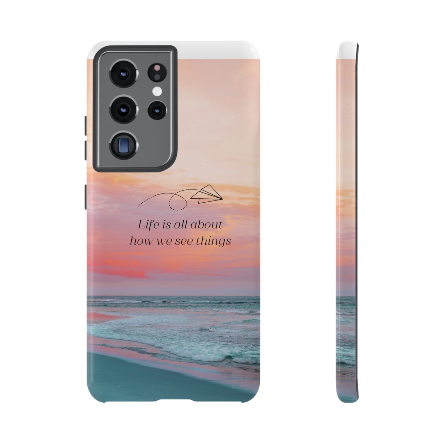 Thoughts at Sunset Phone Case | iPhone 15 Plus/ Pro, 14, 13, 12| Google Pixel 7, Pro, 5| Samsung Galaxy S23 All Major Phone Models