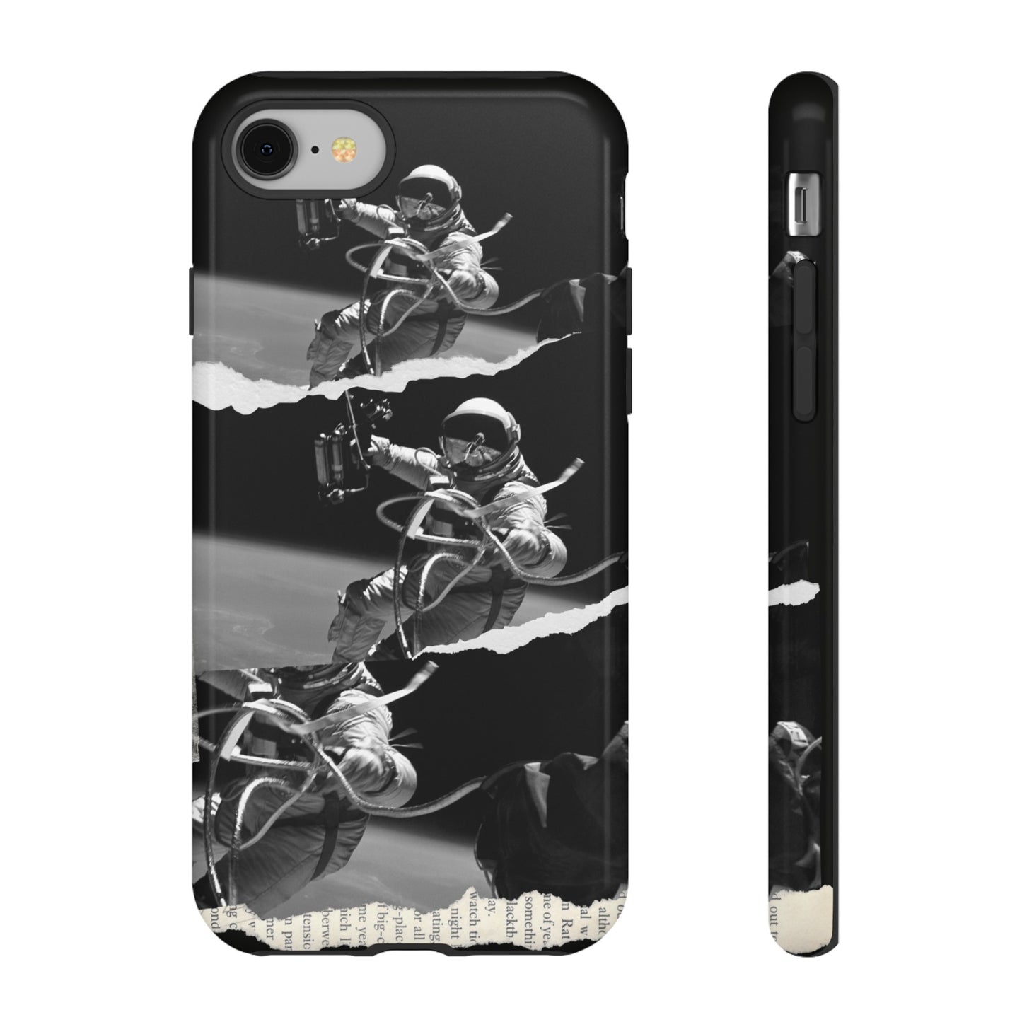 Astronaut Collage Phone Case | iPhone 15 Plus/ Pro, 14, 13, 12| Google Pixel 7, Pro, 5| Samsung Galaxy S23 All Major Phone Models