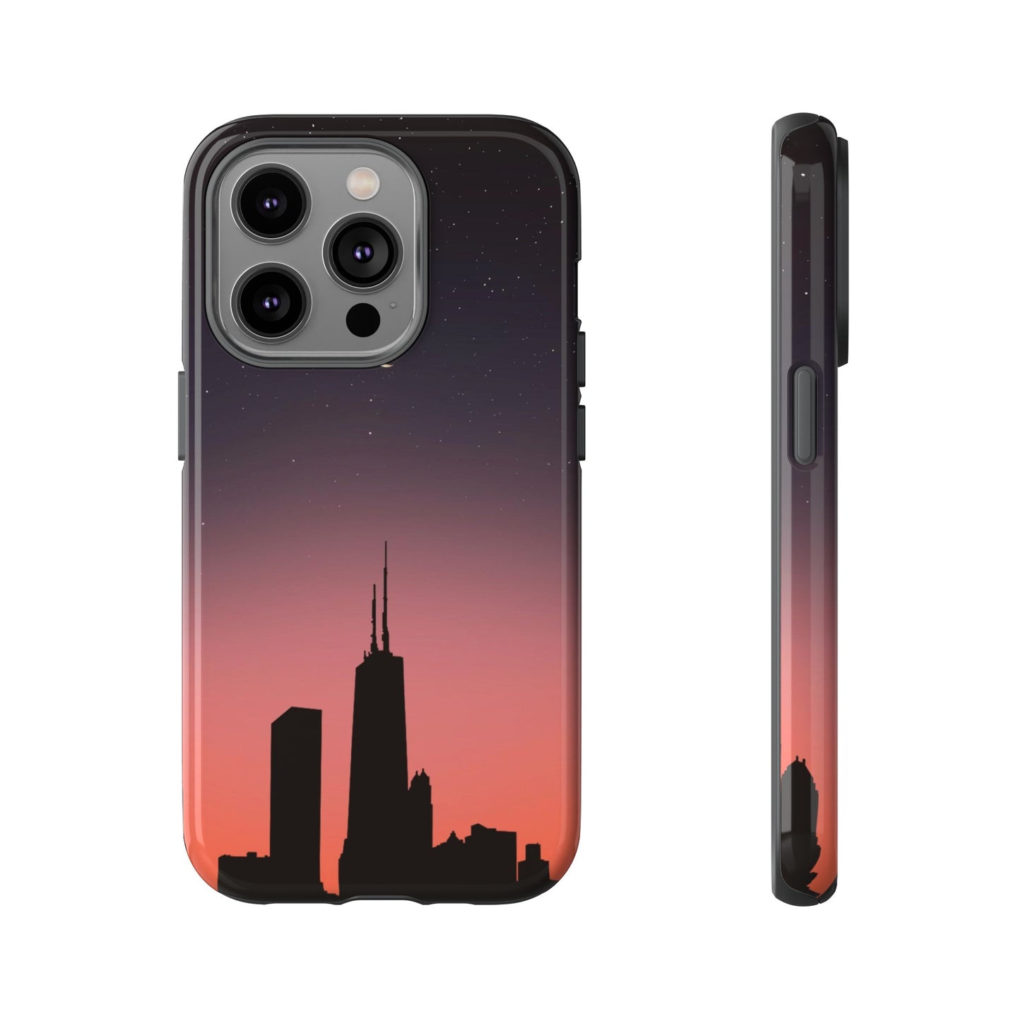 Chicago Skyline Wallpaper Phone Case | iPhone 15 Plus/ Pro, 14, 13, 12| Google Pixel 7, Pro, 5| Samsung Galaxy S23 All Major Phone Models