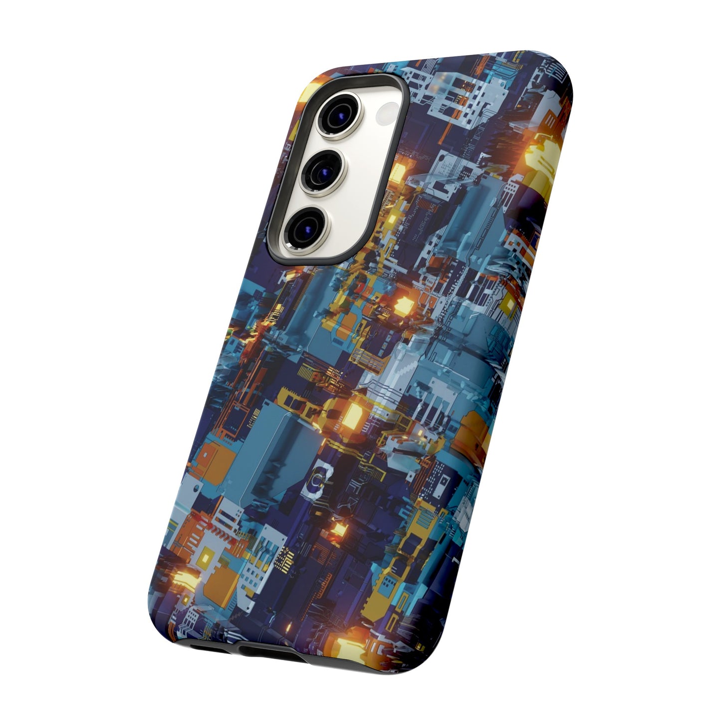 Computer Circuit Board Wallpaper Phone Case | iPhone 15 Plus/ Pro, 14, 13, 12| Google Pixel 7, Pro, 5| Samsung Galaxy S23 All Major Phone Models