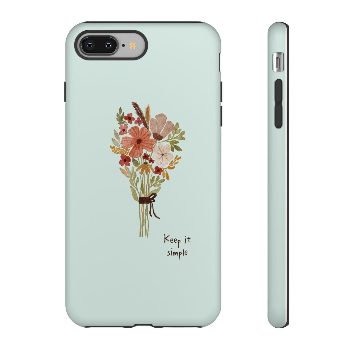 Keep It Simple Wallpaper Phone Case | iPhone 15 Plus/ Pro, 14, 13, 12| Google Pixel 7, Pro, 5| Samsung Galaxy S23 All Major Phone Models