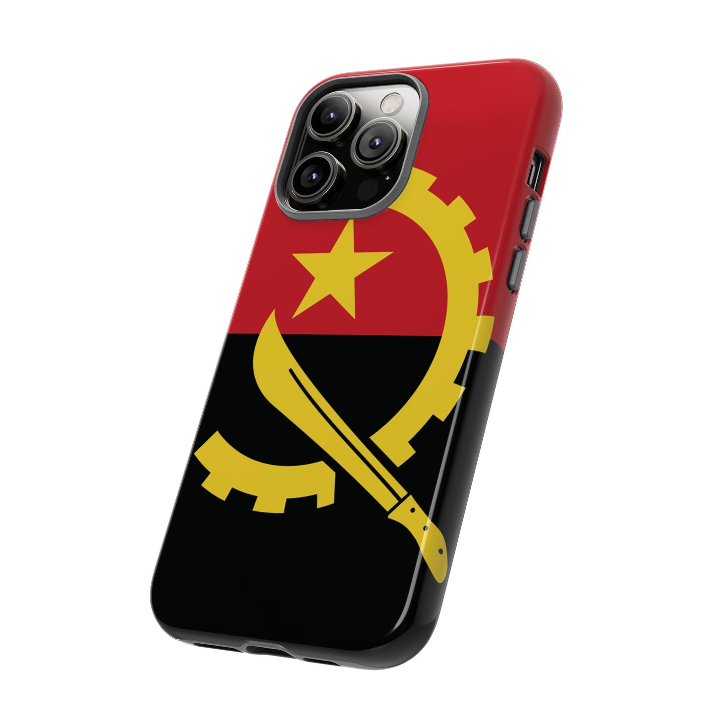 Angola Flag Phone Case | iPhone 15 Plus/ Pro, 14, 13, 12| Google Pixel 7, Pro, 5| Samsung Galaxy S23 All Major Phone Models