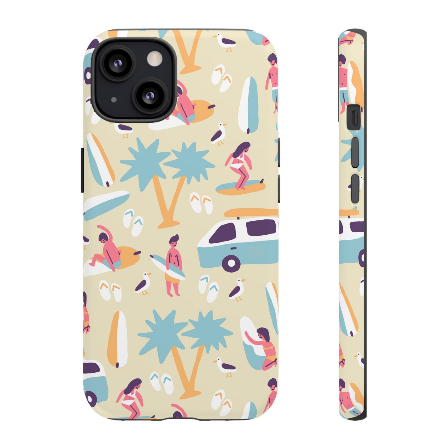 Surfers Wallpaper Phone Case | iPhone 15 Plus/ Pro, 14, 13, 12| Google Pixel 7, Pro, 5| Samsung Galaxy S23 All Major Phone Models