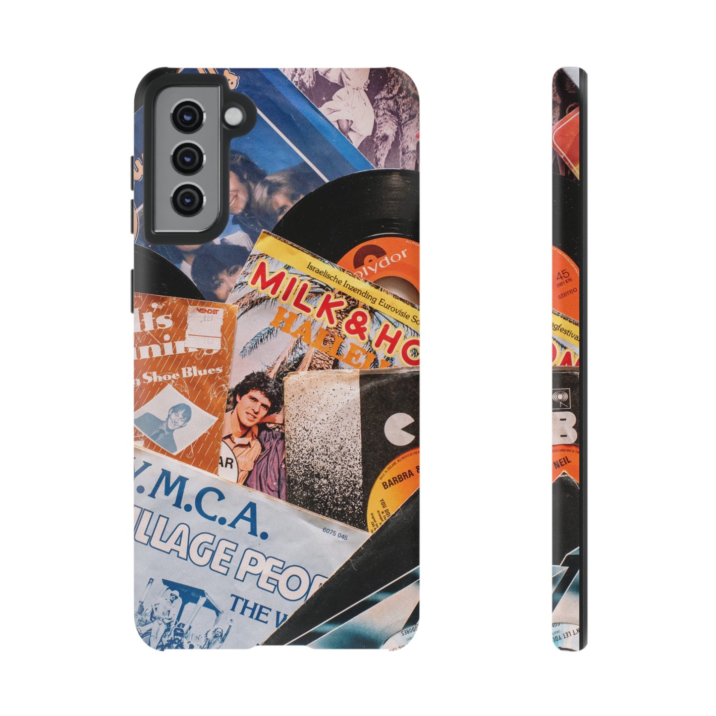 Retro Vinyl Wallpaper Phone Case | iPhone 15 Plus/ Pro, 14, 13, 12| Google Pixel 7, Pro, 5| Samsung Galaxy S23 All Major Phone Models