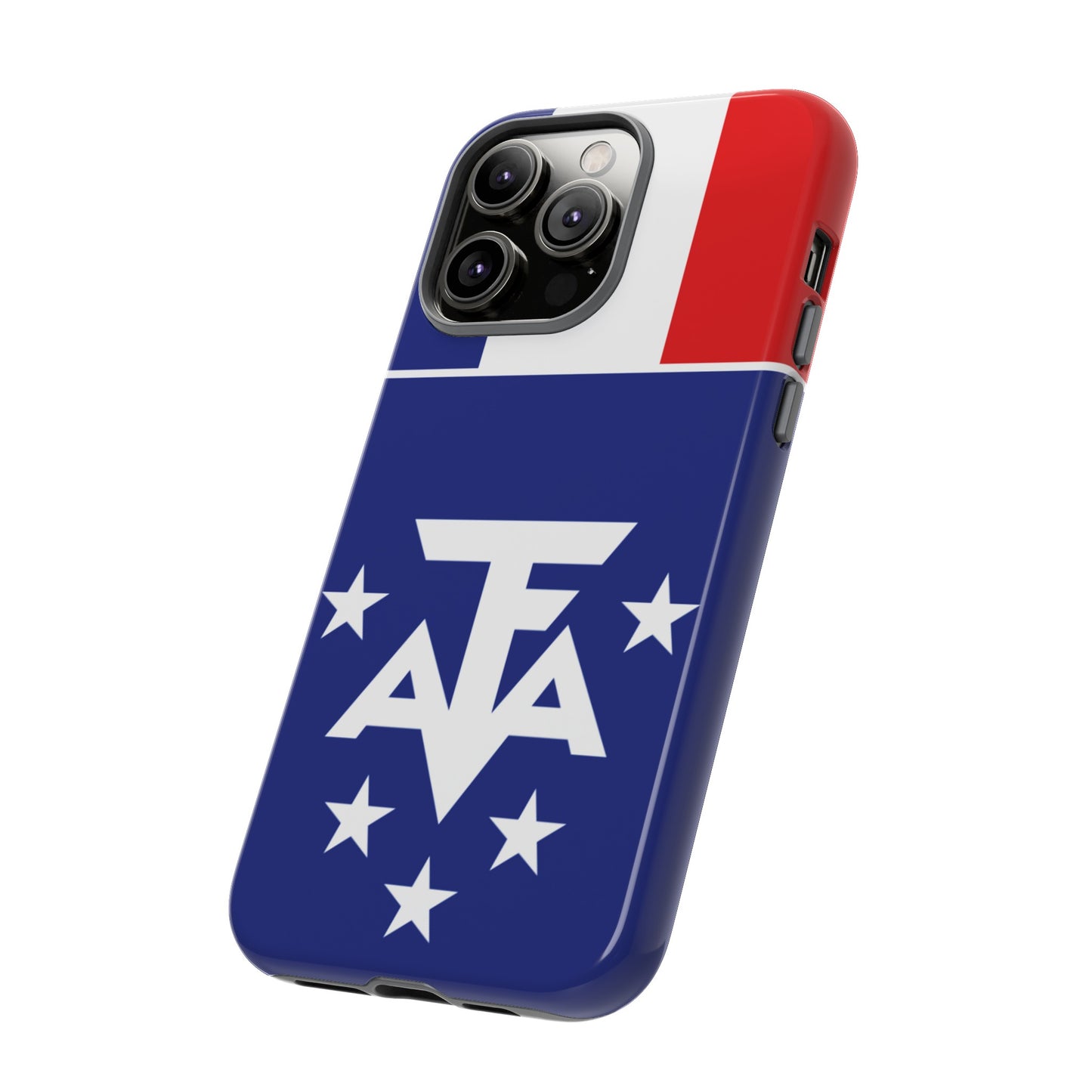 French Southern And Antarctic Lands Flag Phone Case | iPhone 15 Plus/ Pro, 14, 13, 12| Google Pixel 7, Pro, 5| Samsung Galaxy S23 All Major Phone Models