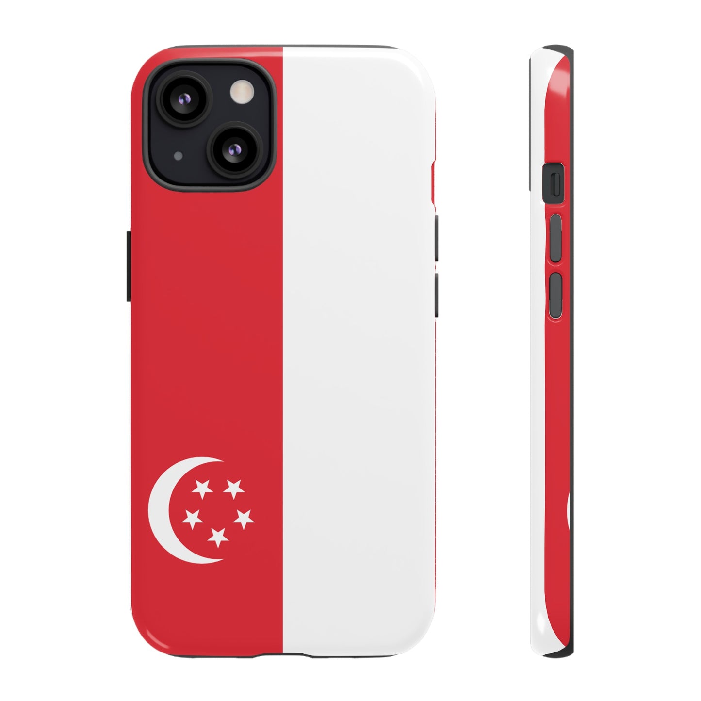 Singapore Flag Phone Case | iPhone 15 Plus/ Pro, 14, 13, 12| Google Pixel 7, Pro, 5| Samsung Galaxy S23 All Major Phone Models