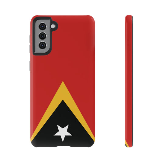 East Timor Flag Phone Case |iPhone 15 Plus/ Pro, 14, 13, 12|Google Pixel 7, Pro, 5| Samsung Galaxy S23 All Major Phone Models