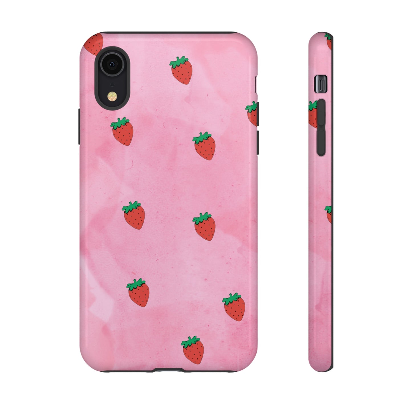 Strawberry Wallpaper Phone Case | iPhone 15 Plus/ Pro, 14, 13, 12| Google Pixel 7, Pro, 5| Samsung Galaxy S23 All Major Phone Models