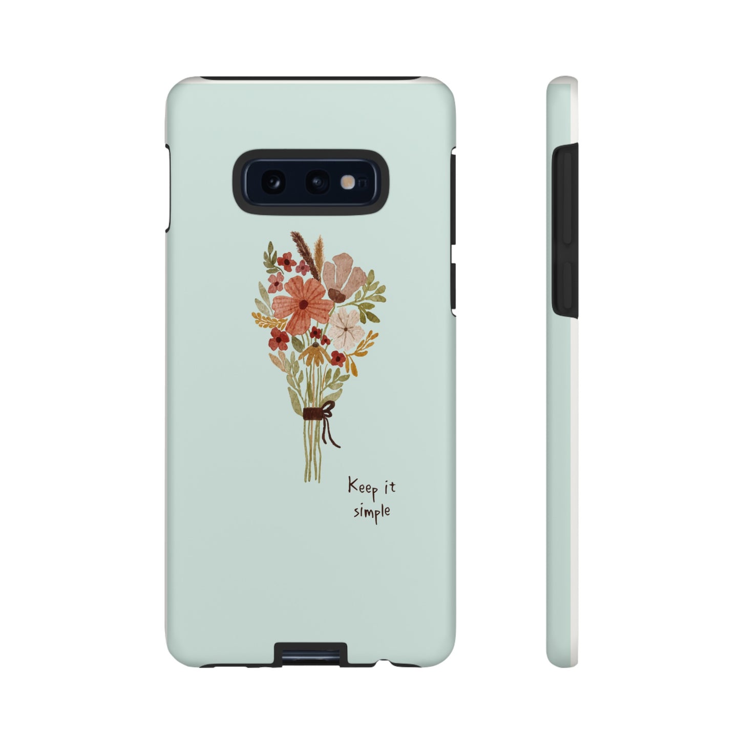 Keep It Simple Wallpaper Phone Case | iPhone 15 Plus/ Pro, 14, 13, 12| Google Pixel 7, Pro, 5| Samsung Galaxy S23 All Major Phone Models