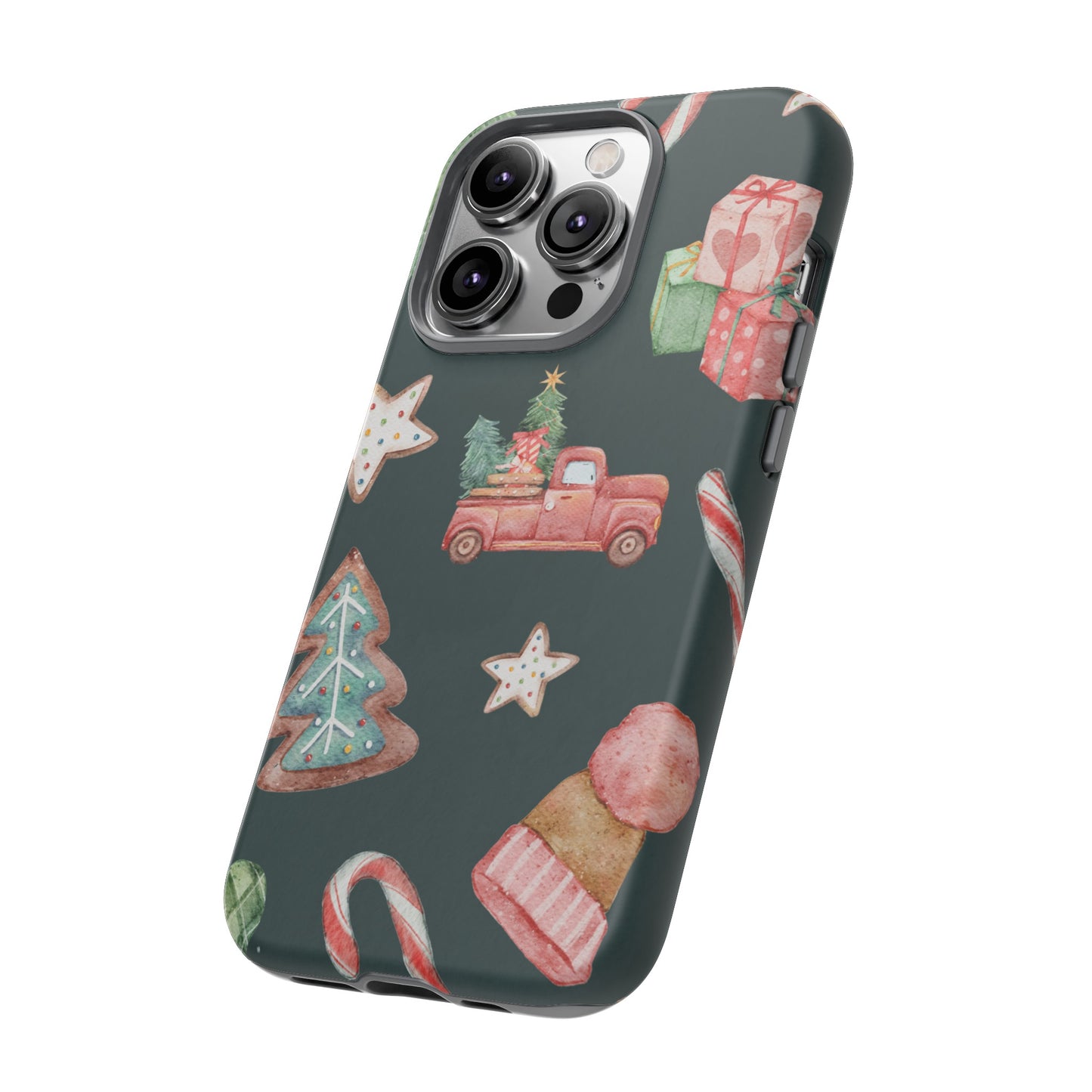 Festive Christmas Wallpaper Phone Case | iPhone 15 Plus/ Pro, 14, 13, 12| Google Pixel 7, Pro, 5| Samsung Galaxy S23 All Major Phone Models