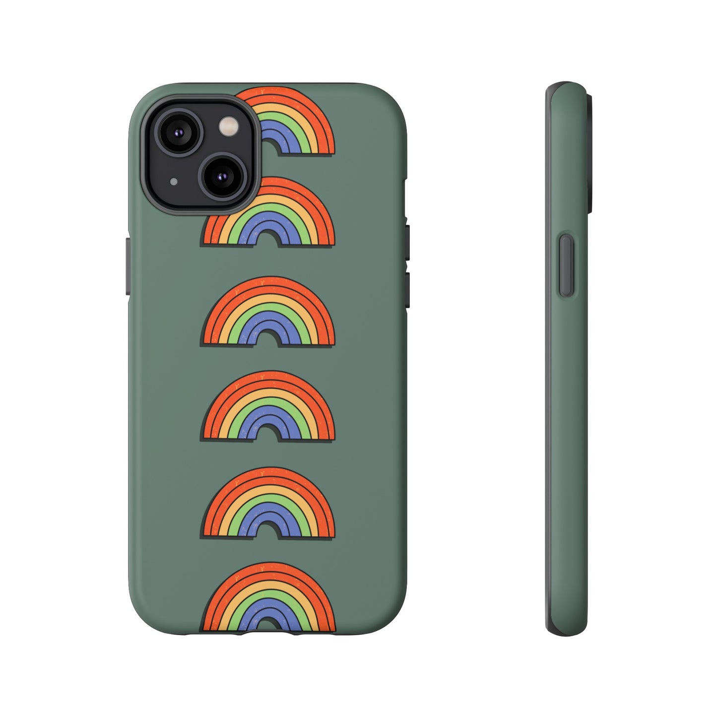 Rainbow Wallpaper Phone Case | iPhone 15 Plus/ Pro, 14, 13, 12| Google Pixel 7, Pro, 5| Samsung Galaxy S23 All Major Phone Models