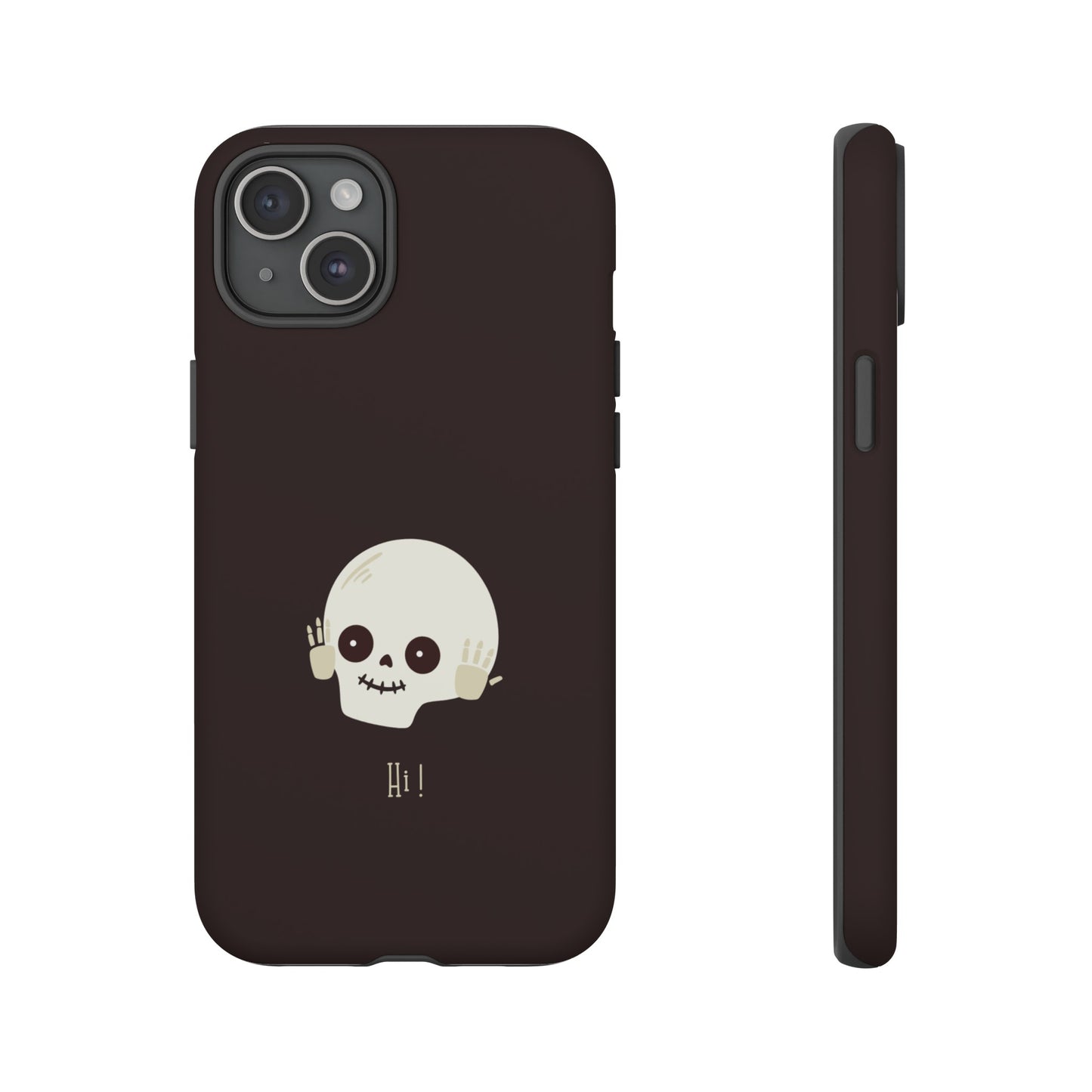 Hello Skull Phone Case | iPhone 15 Plus/ Pro, 14, 13, 12| Google Pixel 7, Pro, 5| Samsung Galaxy S23 All Major Phone Models