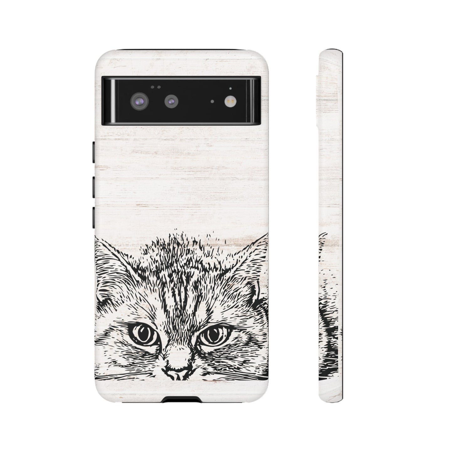 Close- Up Cat Wallpaper Phone Case | iPhone 15 Plus/ Pro, 14, 13, 12| Google Pixel 7, Pro, 5| Samsung Galaxy S23 All Major Phone Models