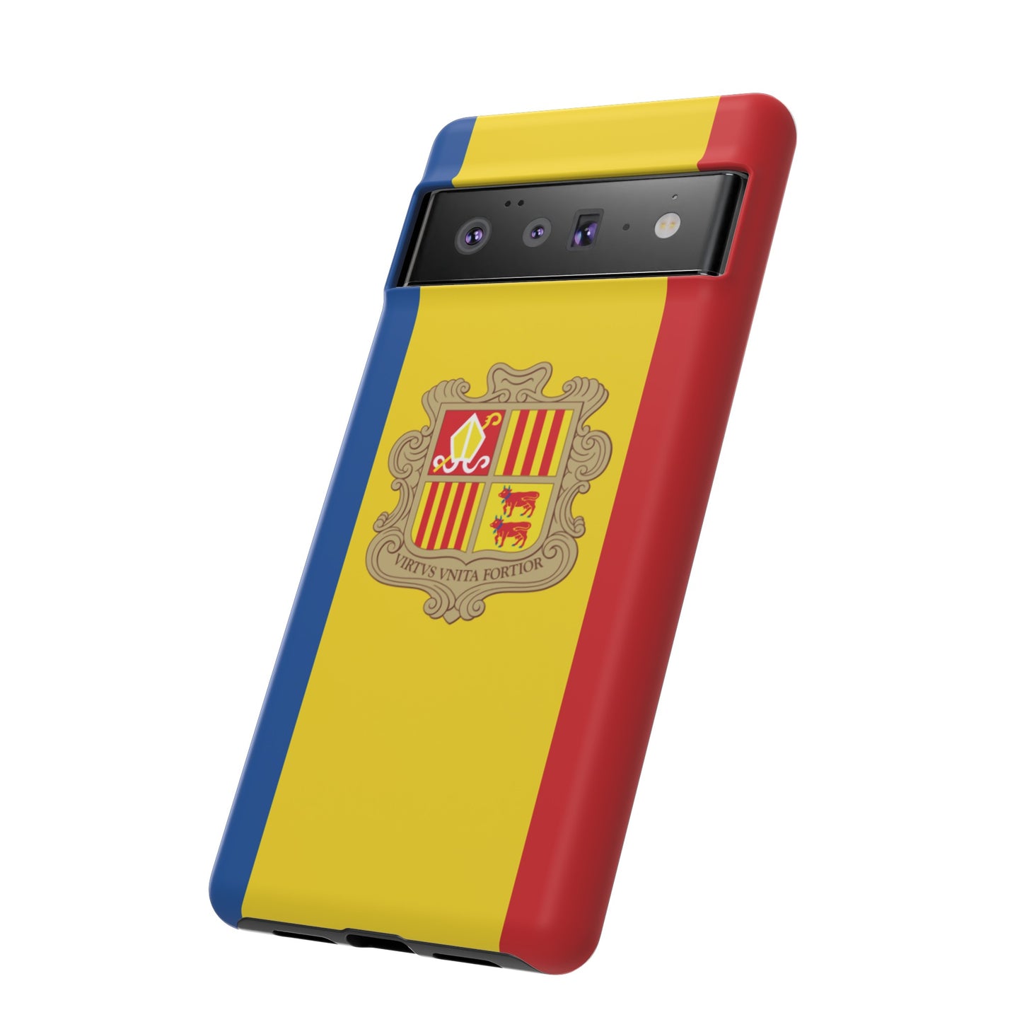 Andorra Flag Phone Case | iPhone 15 Plus/ Pro, 14, 13, 12| Google Pixel 7, Pro, 5| Samsung Galaxy S23 All Major Phone Models