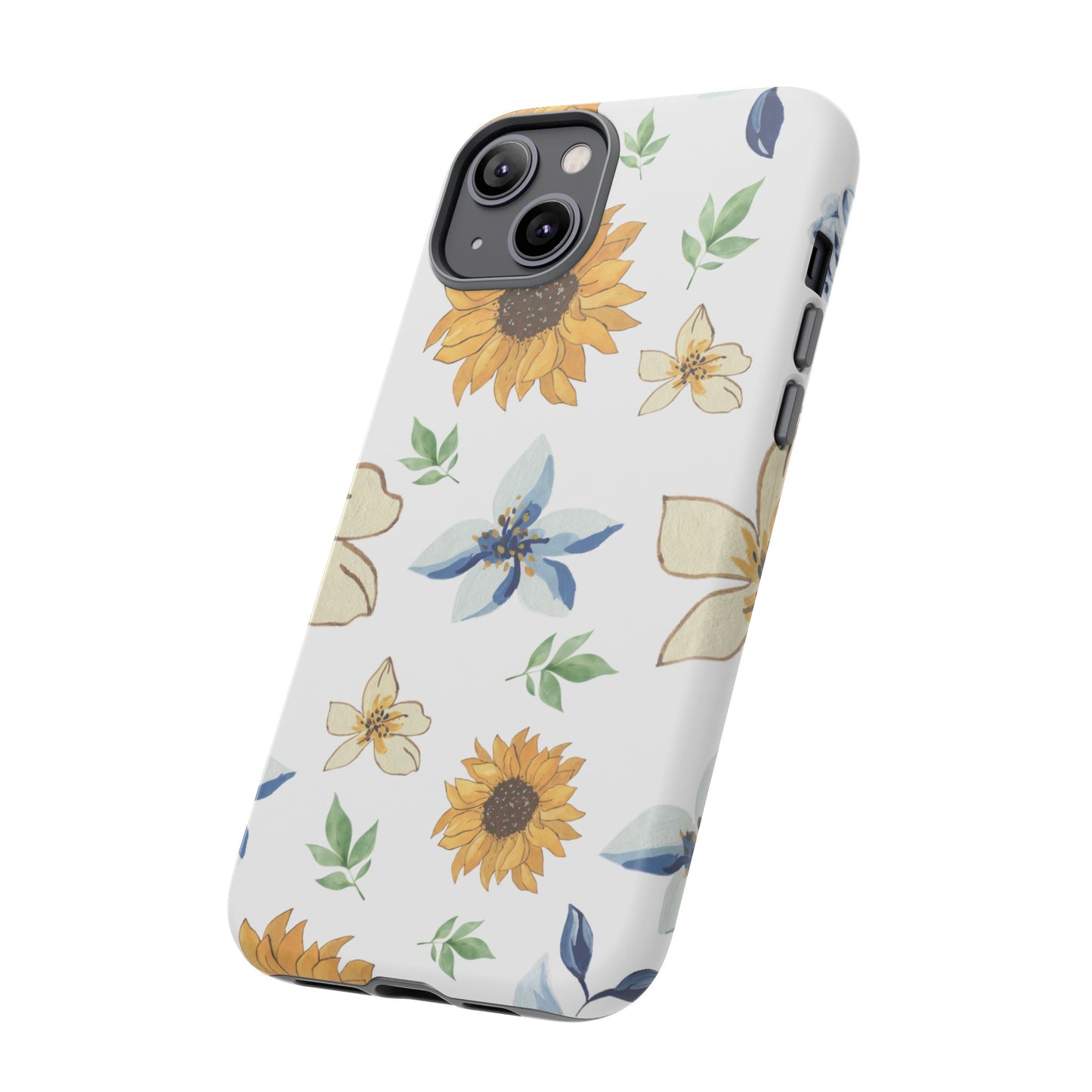 Beautiful Watercolour Flower Wallpaper Phone Case | iPhone 15 Plus/ Pro, 14, 13, 12| Google Pixel 7, Pro, 5| Samsung Galaxy S23 All Major Phone Models