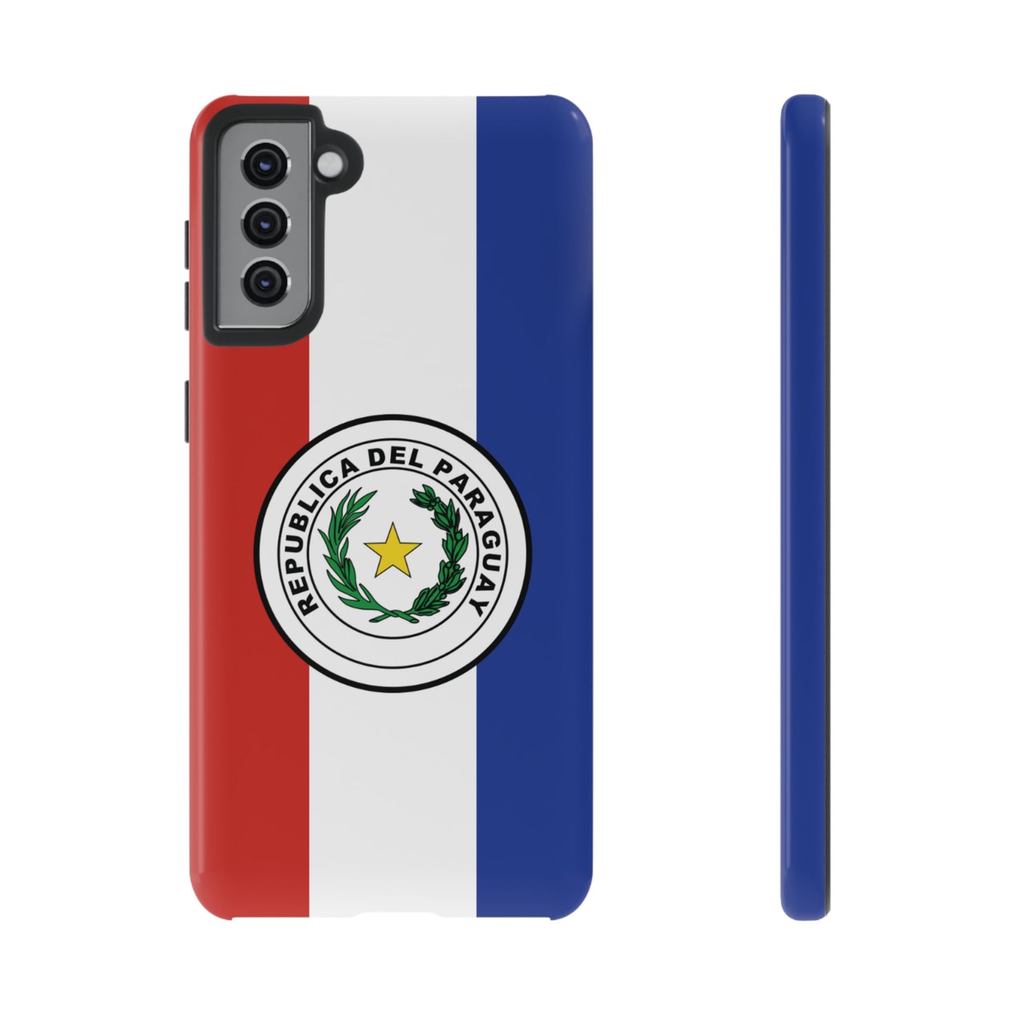 Paraguay Flag Phone Case | iPhone 15 Plus/ Pro, 14, 13, 12| Google Pixel 7, Pro, 5| Samsung Galaxy S23 All Major Phone Models