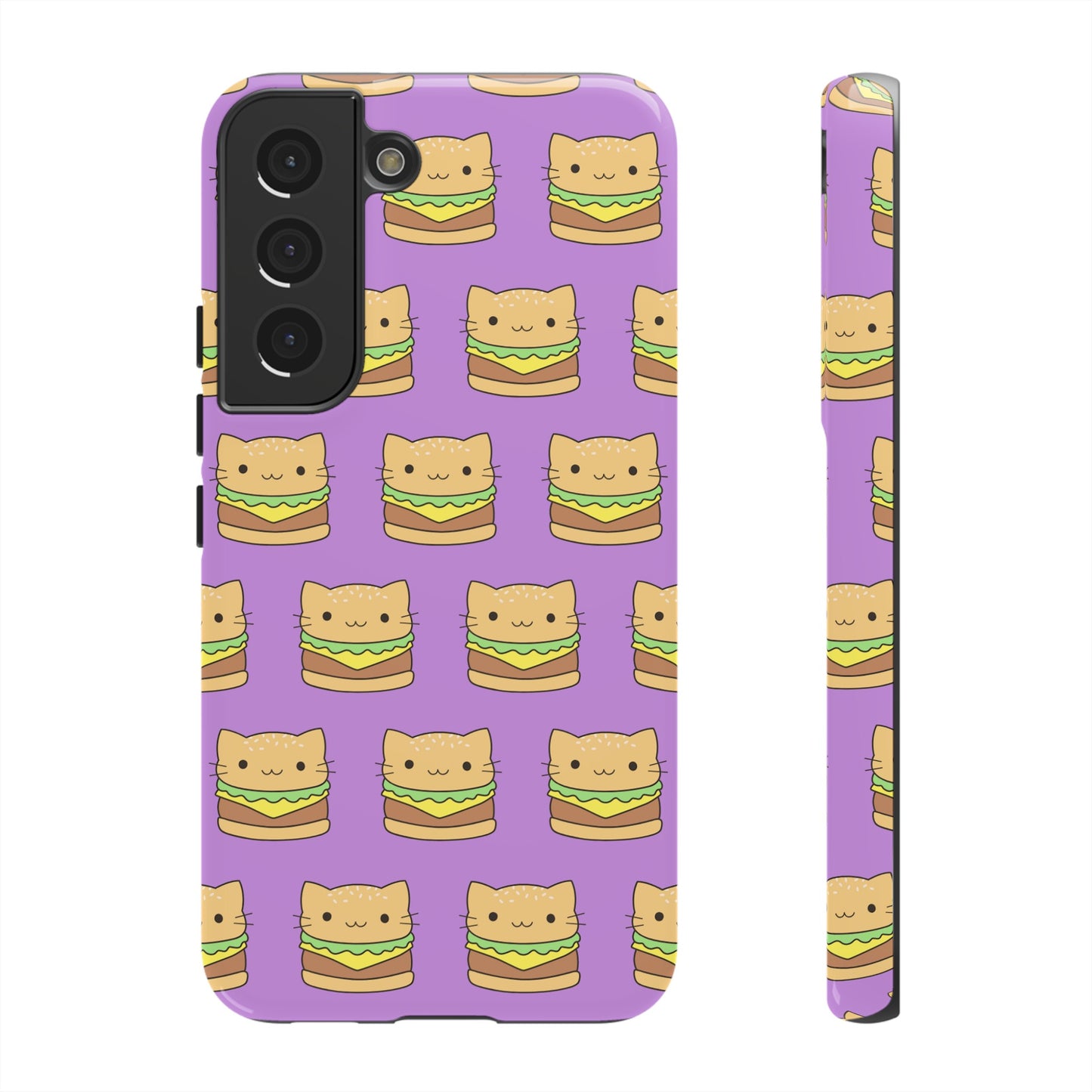 Cat Burger Phone Case | iPhone 15 Plus/ Pro, 14, 13, 12| Google Pixel 7, Pro, 5| Samsung Galaxy S23 All Major Phone Models